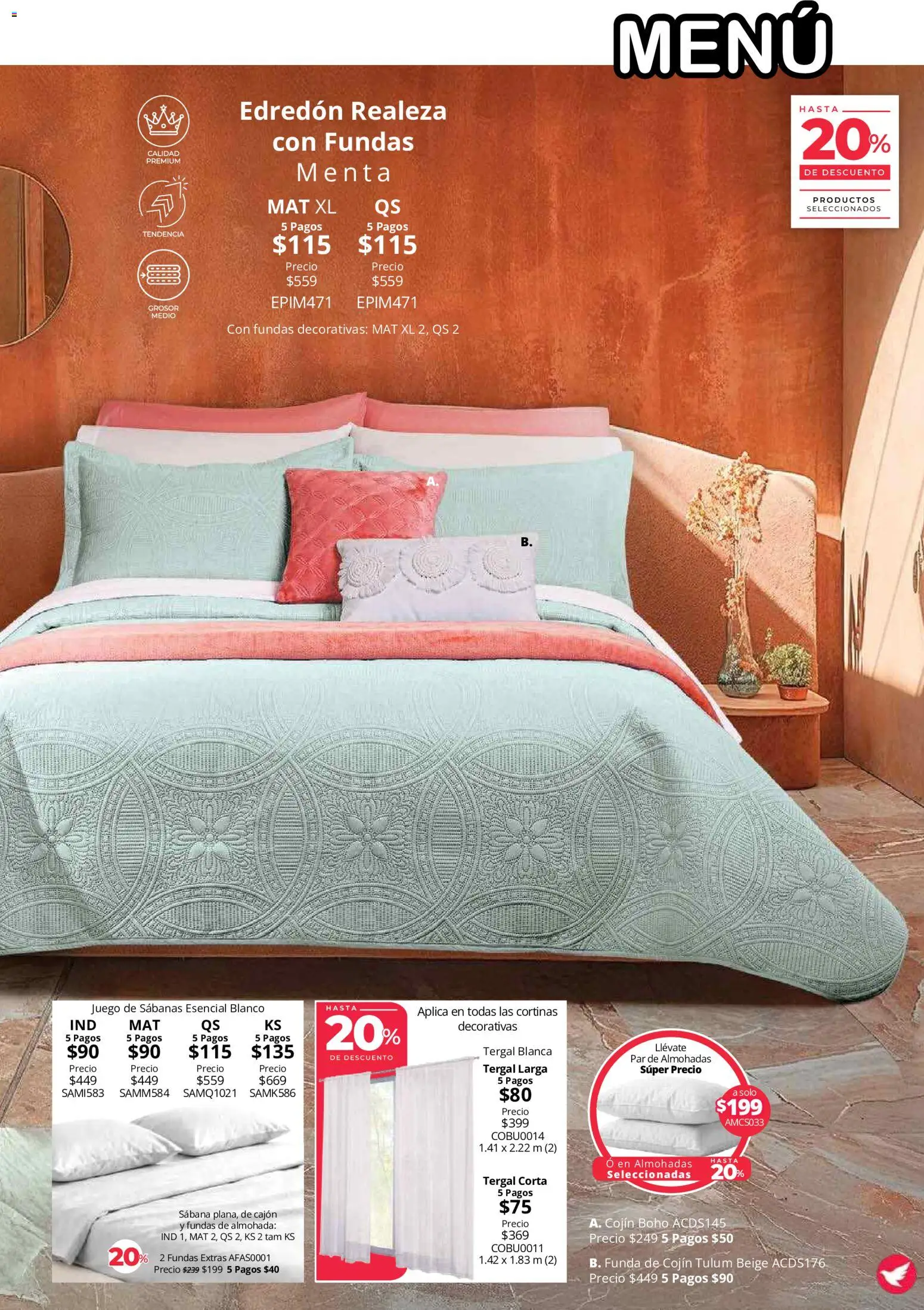 Vista previa las ofertas de la tienda Colchas Concord - Colchas Concord catálogo desde el 01/08/2026 