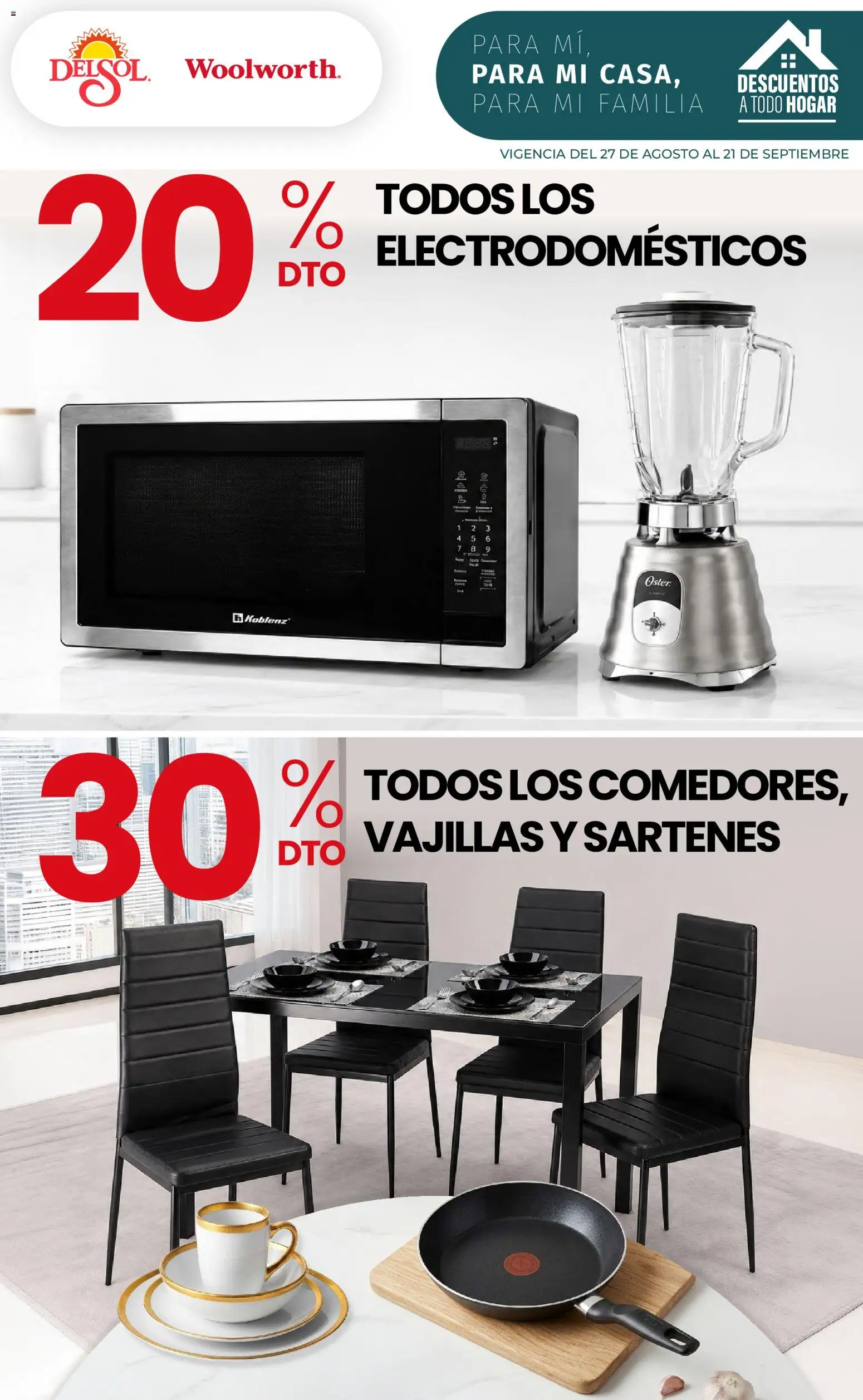 Vista previa las ofertas de la tienda Del Sol y Woolworth - Del Sol y Woolworth catálogo desde el 27/08/2026 
