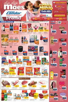 Pré-Visualização do folheto "Supermercados Condor ofertas Dia das Mães" da loja Supermercados Condor válido a partir de 04/05/2026