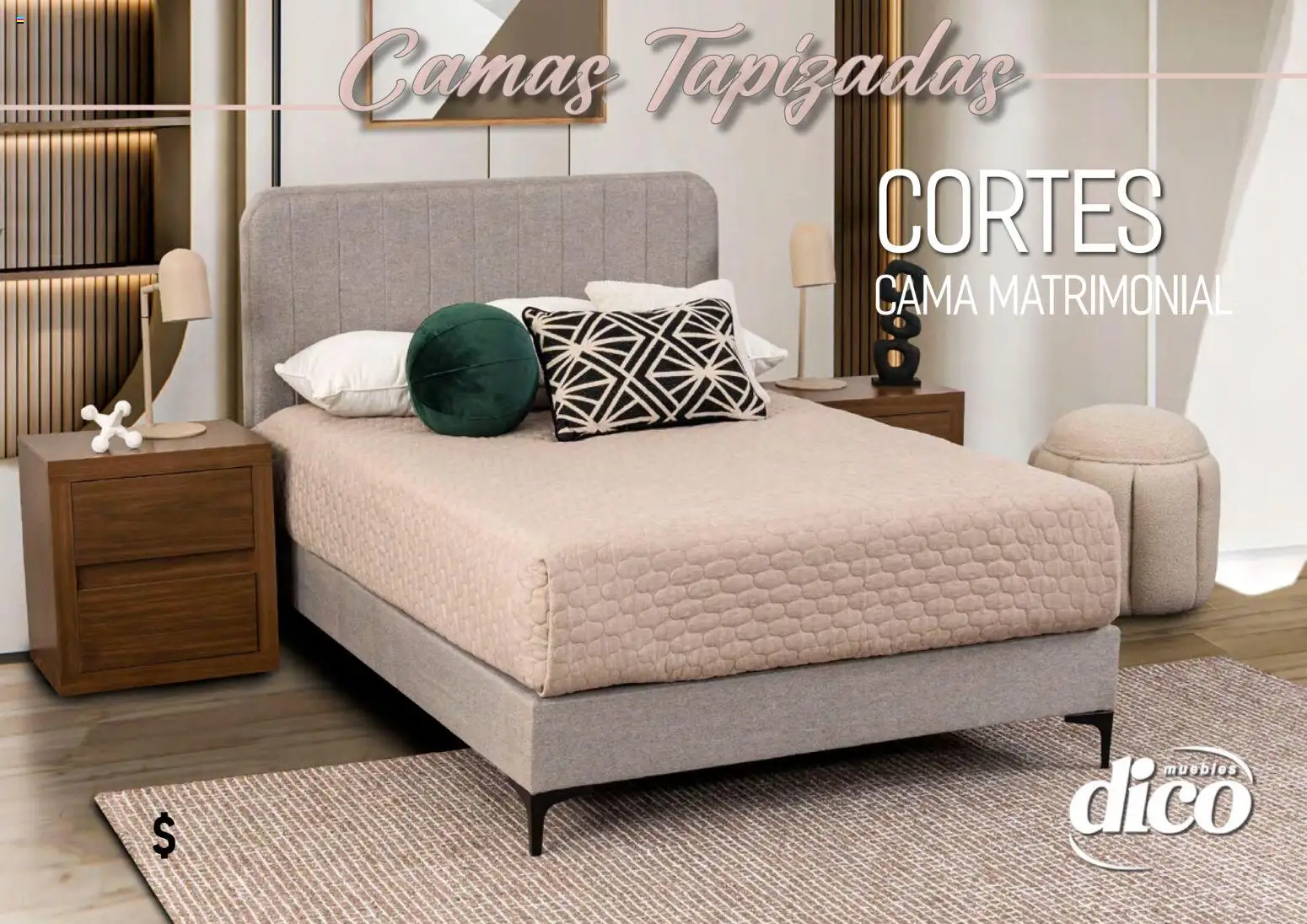 Vista previa las ofertas de la tienda Muebles Dico - Muebles Dico catálogo Camas tapizadas desde el 01/04/2026 