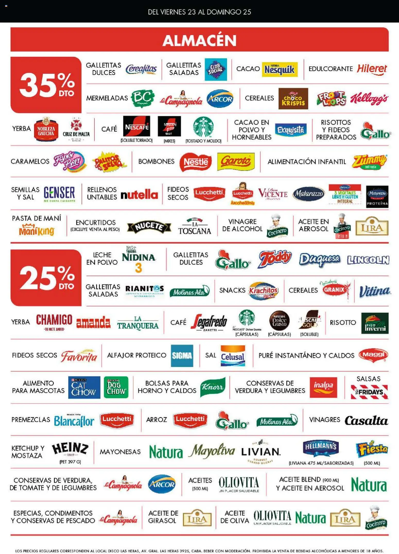 Vista previa del folleto de la tienda Disco válido desde el 23/10/2026 