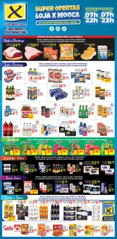 Pré-Visualização do folheto "X Supermercados - Ofertas da semana" da loja X Supermercados válido a partir de 07/08/2026