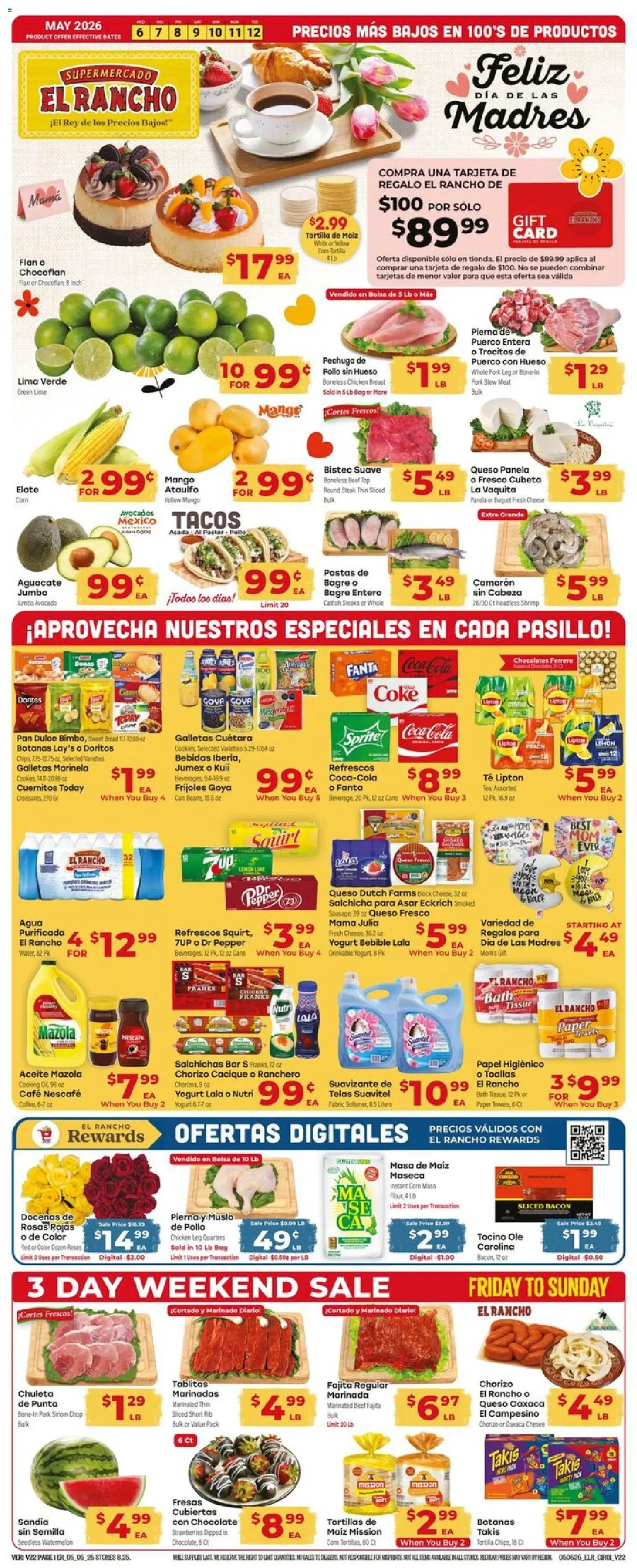 Ad Preview of El Rancho El Rancho Weekly Ad from 05/06/2026