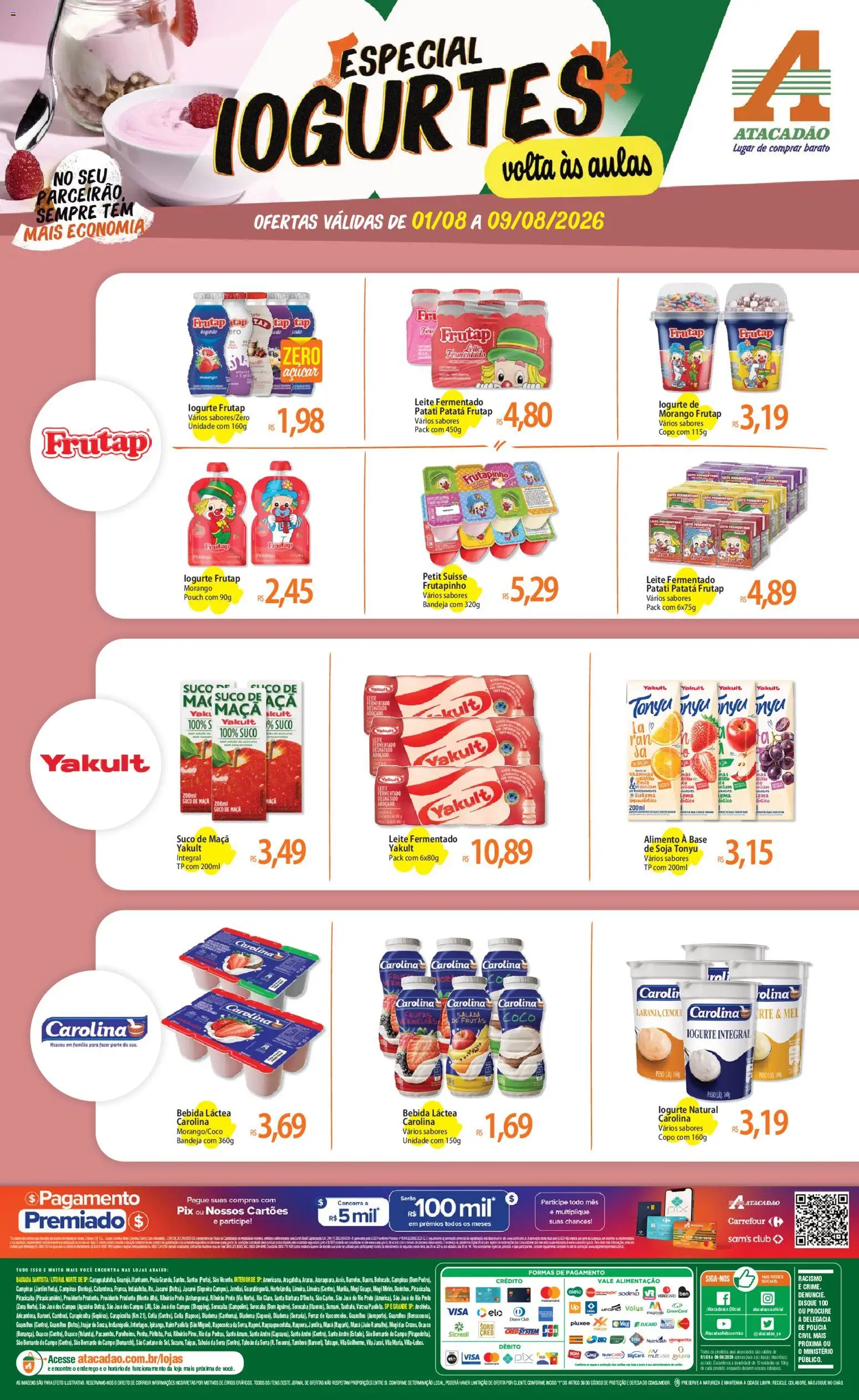 Pré-Visualização do folheto "Atacadão ofertas - SP" da loja Atacadão válido a partir de 01/08/2026