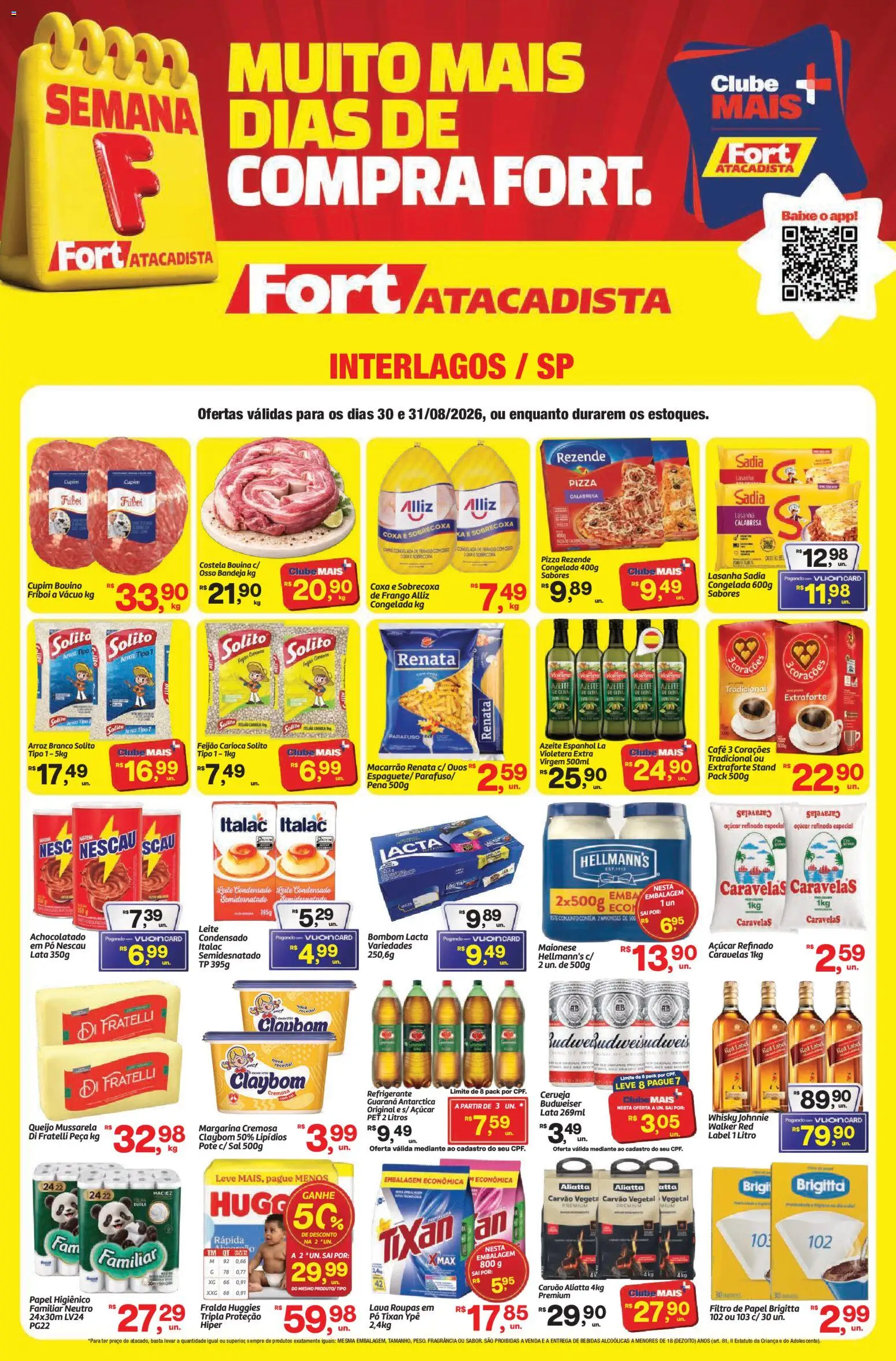 Pré-Visualização do folheto "Fort Atacadista - Ofertas da semana" da loja Fort Atacadista válido a partir de 30/08/2026