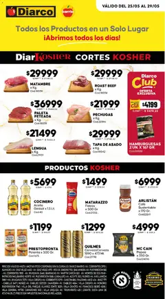Vista previa del folleto de la tienda Diarco válido desde el 25/05/2026 