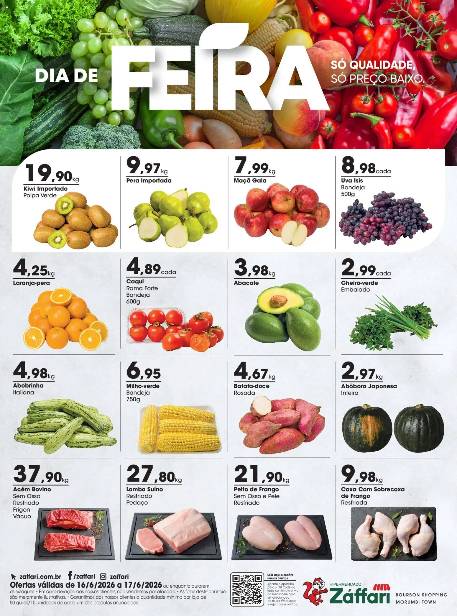 Pré-Visualização do folheto "Zaffari ofertas Dia de Feira - SP" da loja Zaffari válido a partir de 16/06/2026