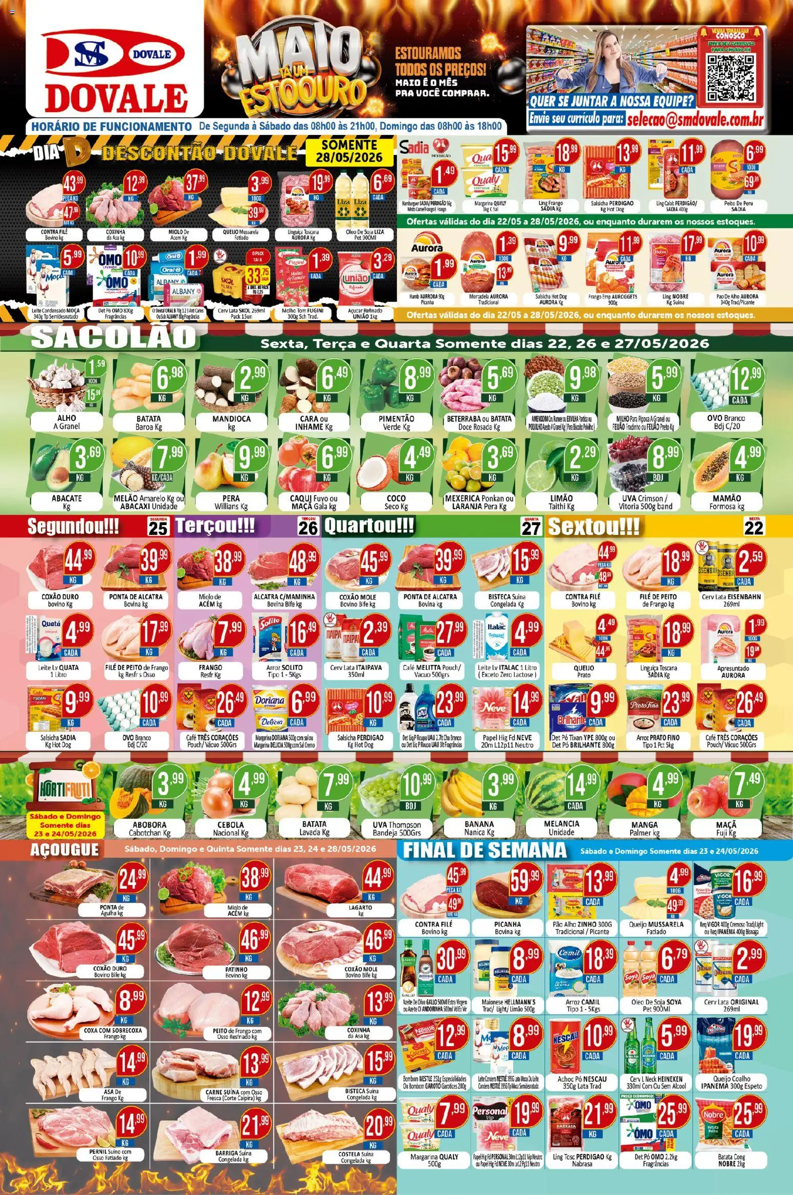 Pré-Visualização do folheto "Dovale - Ofertas da semana" da loja Dovale válido a partir de 22/05/2026