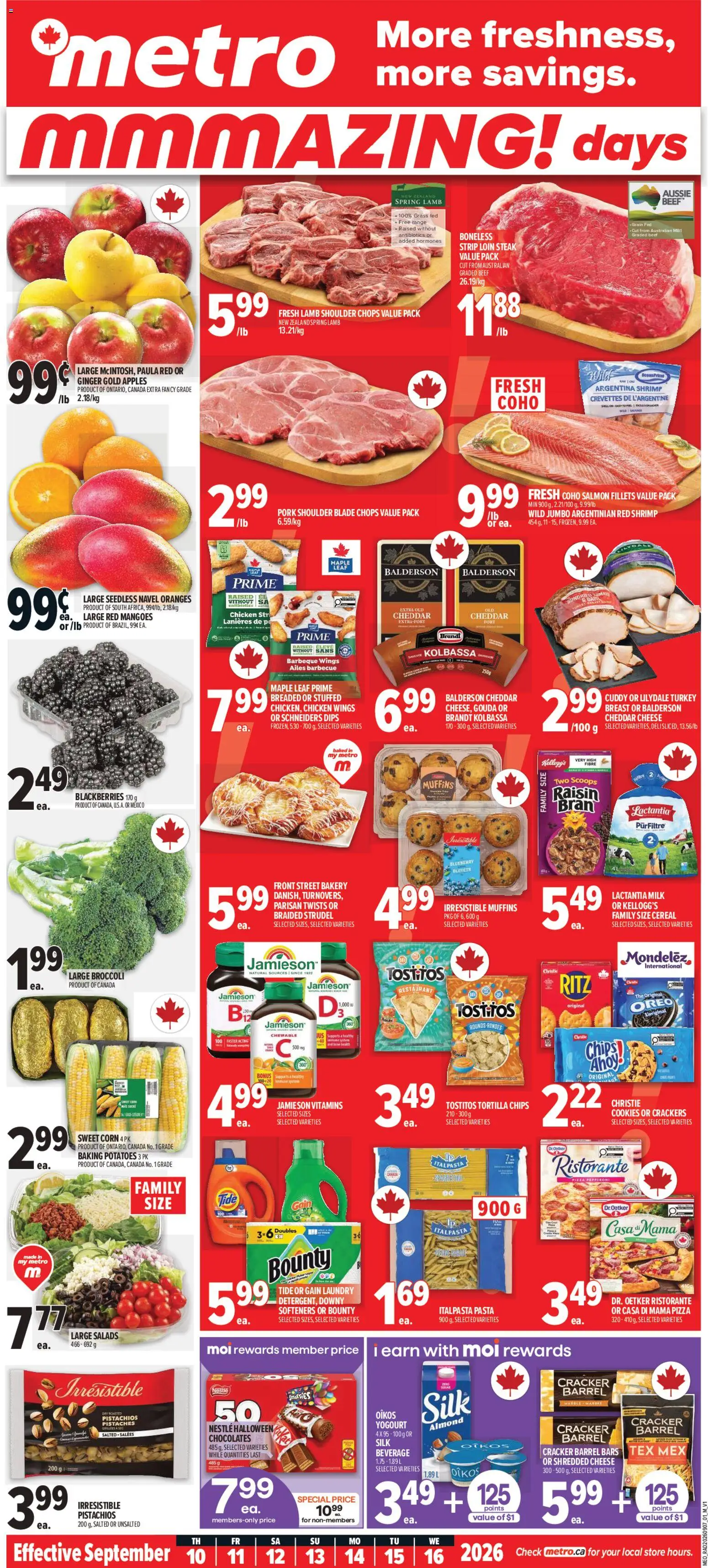 Preview of leaflet Metro weekly flyer / circulaire from shop Metro is valid from Sep 10, 2026