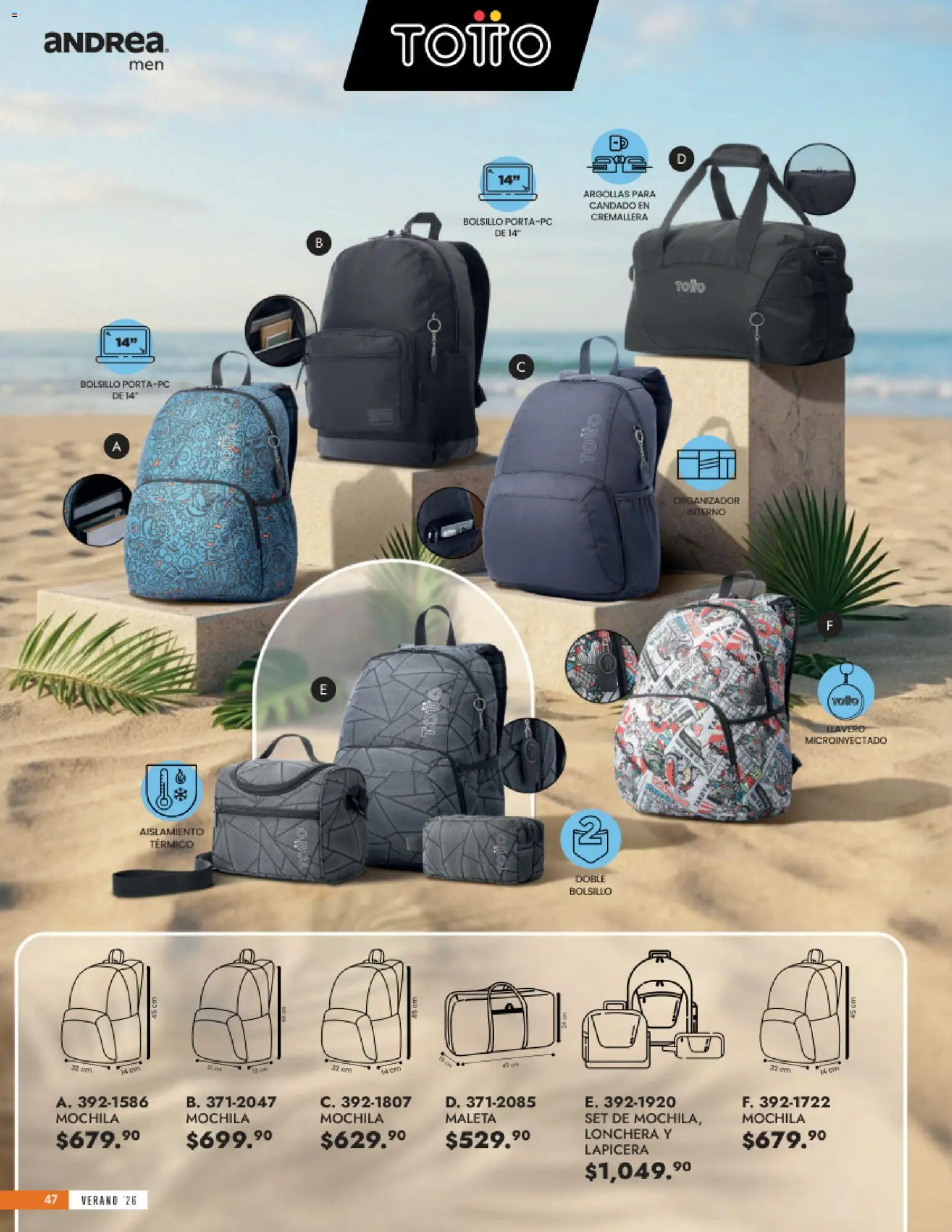 Vista previa las ofertas de la tienda Andrea - Andrea catálogo Accesorios para todos desde el 24/05/2026 