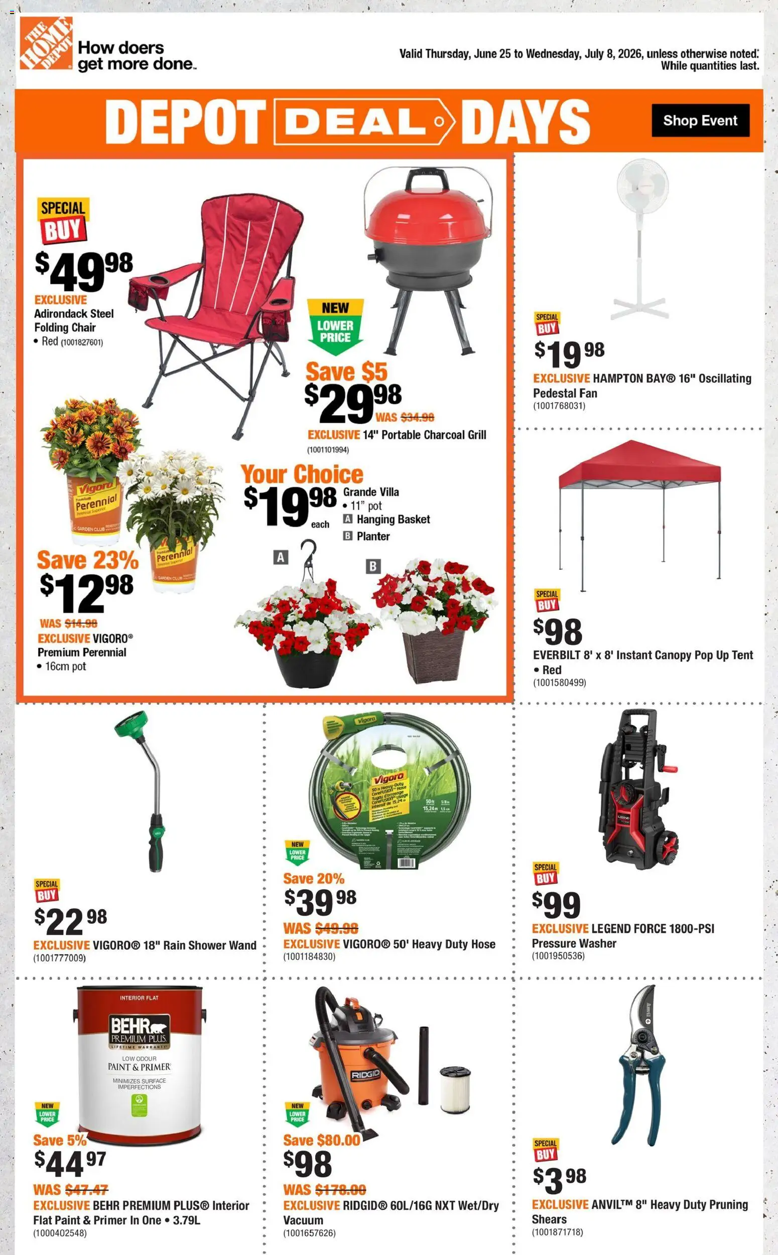 Preview of leaflet Home Depot weekly flyer / circulaire from shop Home Depot is valid from Jun 25, 2026
