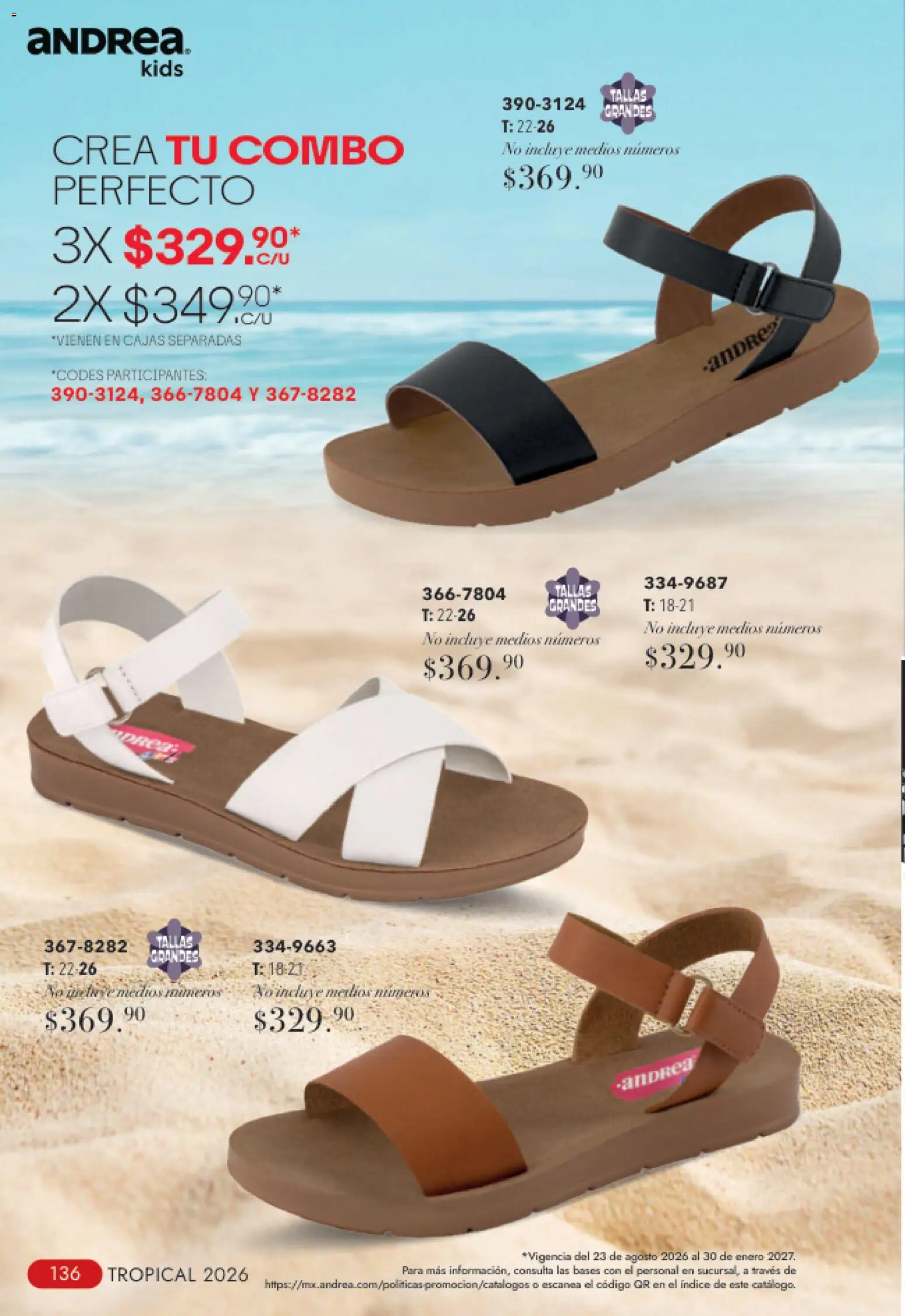 Vista previa las ofertas de la tienda Andrea - Andrea catálogo Tropical desde el 23/08/2026 