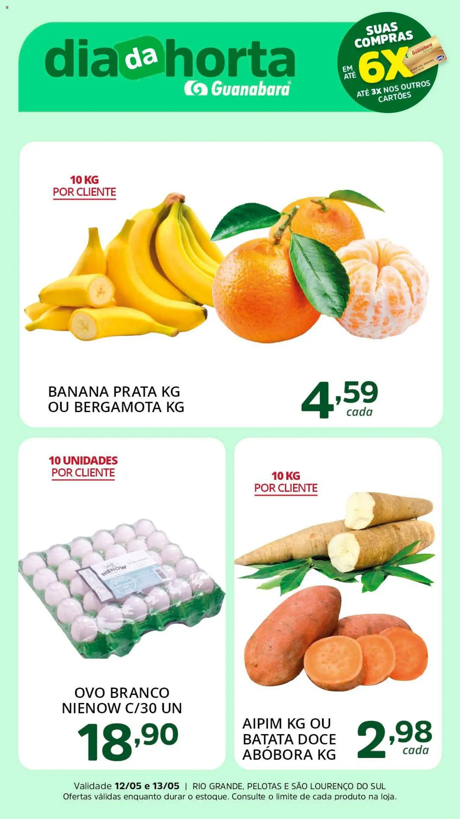 Pré-Visualização do folheto "Supermercado Guanabara - Ofertas da semana" da loja Supermercado Guanabara válido a partir de 12/05/2026