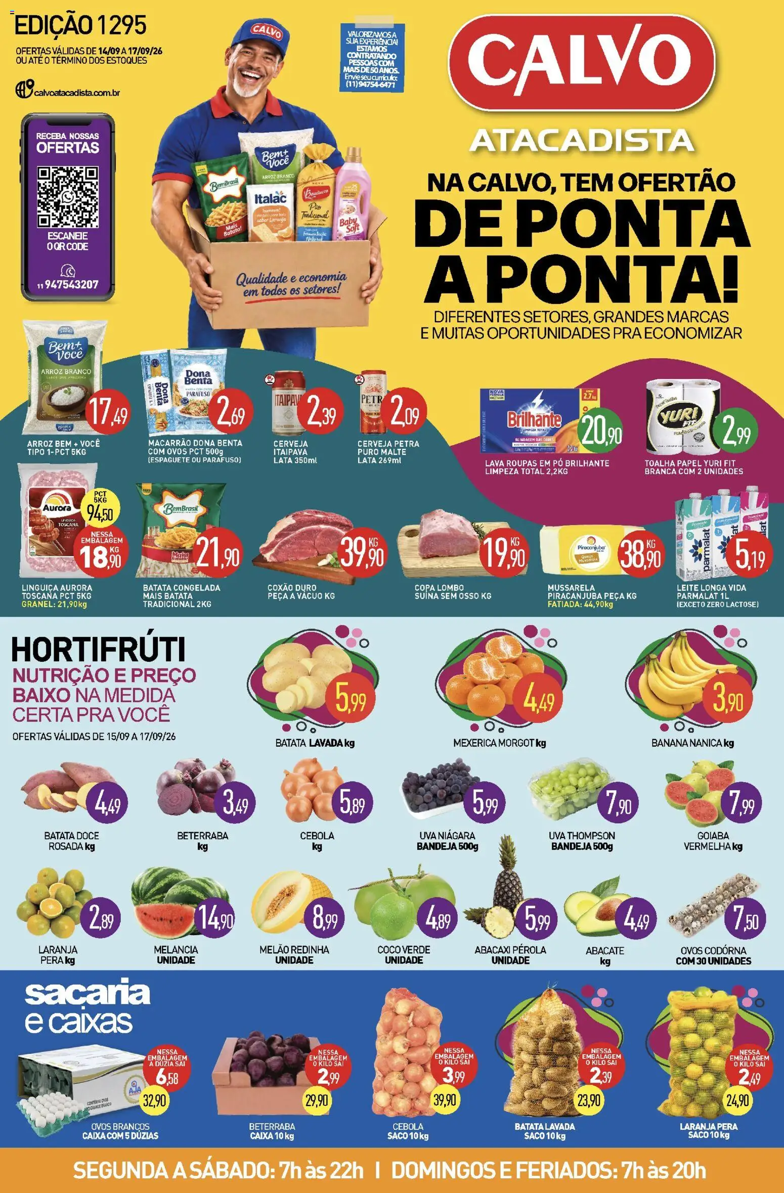 Pré-Visualização do folheto "Calvo Atacadista - Ofertas da semana" da loja Calvo Atacadista válido a partir de 14/09/2026