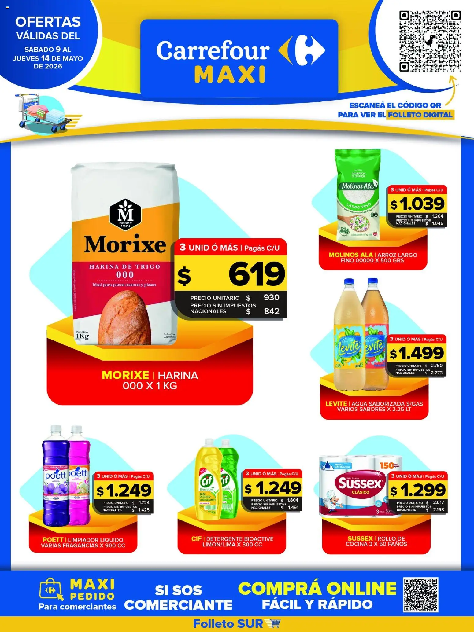 Vista previa del folleto de la tienda Carrefour Maxi válido desde el 09/05/2026 