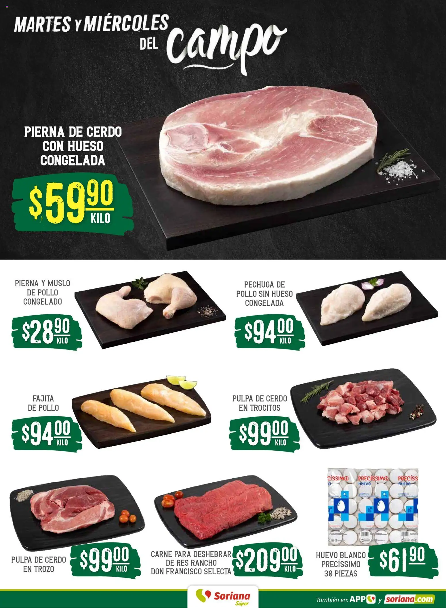Vista previa las ofertas de la tienda Soriana - Soriana Martes y Miércoles del Campo Súper: Ver, Tab, Chis, Camp, Yuc y Q. Roo desde el 05/05/2026 