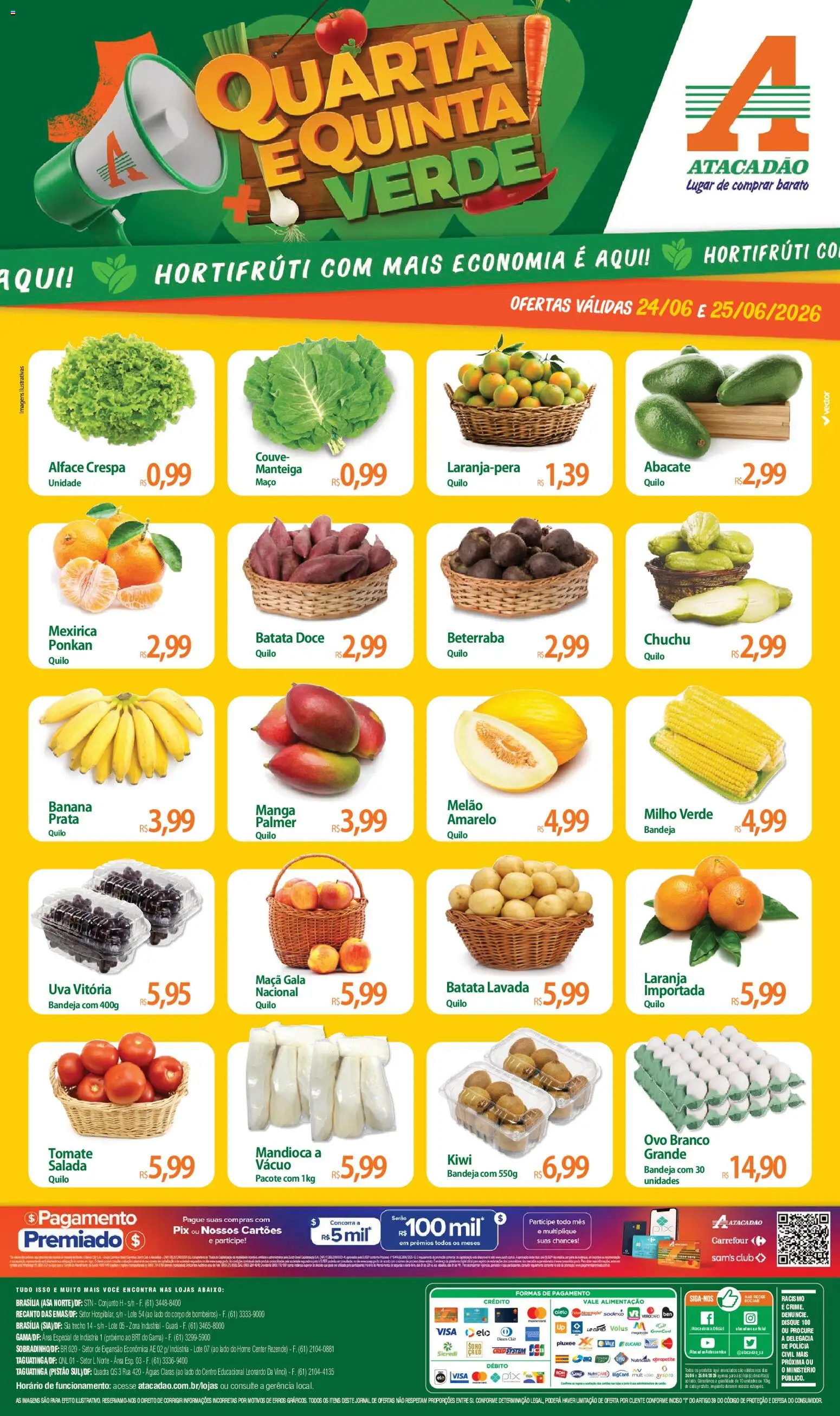 Pré-Visualização do folheto "Atacadão ofertas - DF" da loja Atacadão válido a partir de 24/06/2026