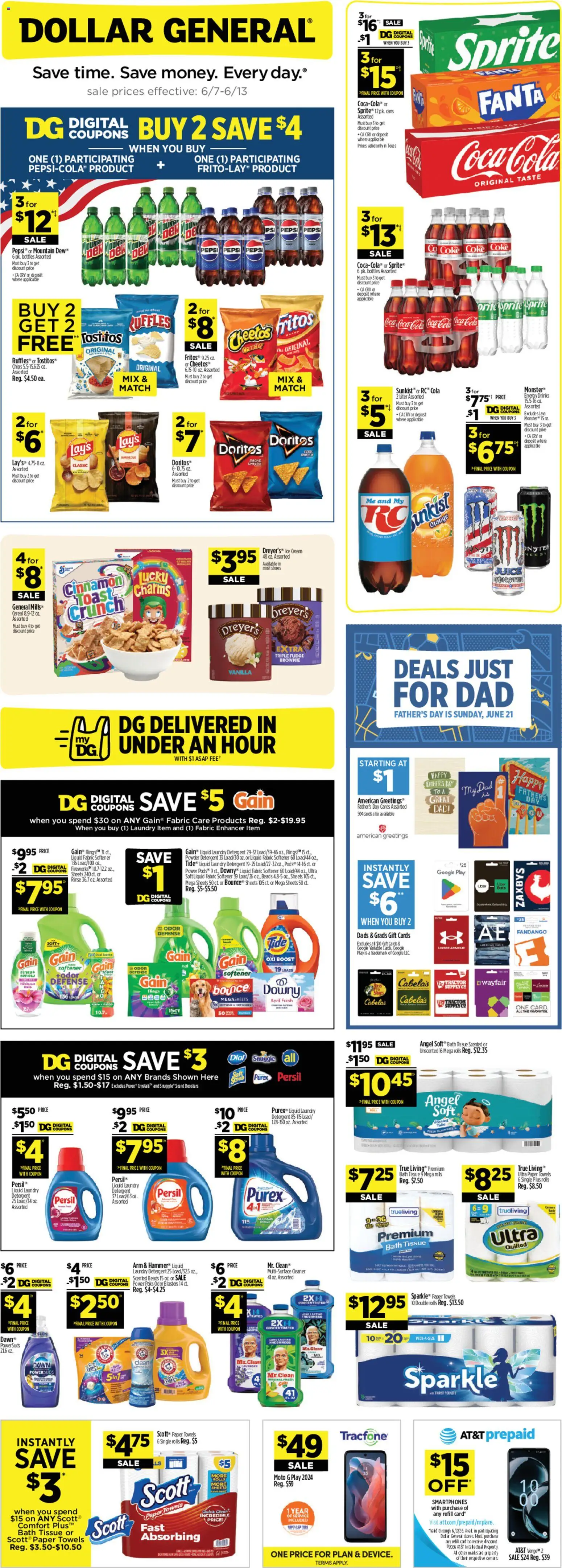 Ad Preview of Dollar General Dollar General Weekly Ad from 06/07/2026
