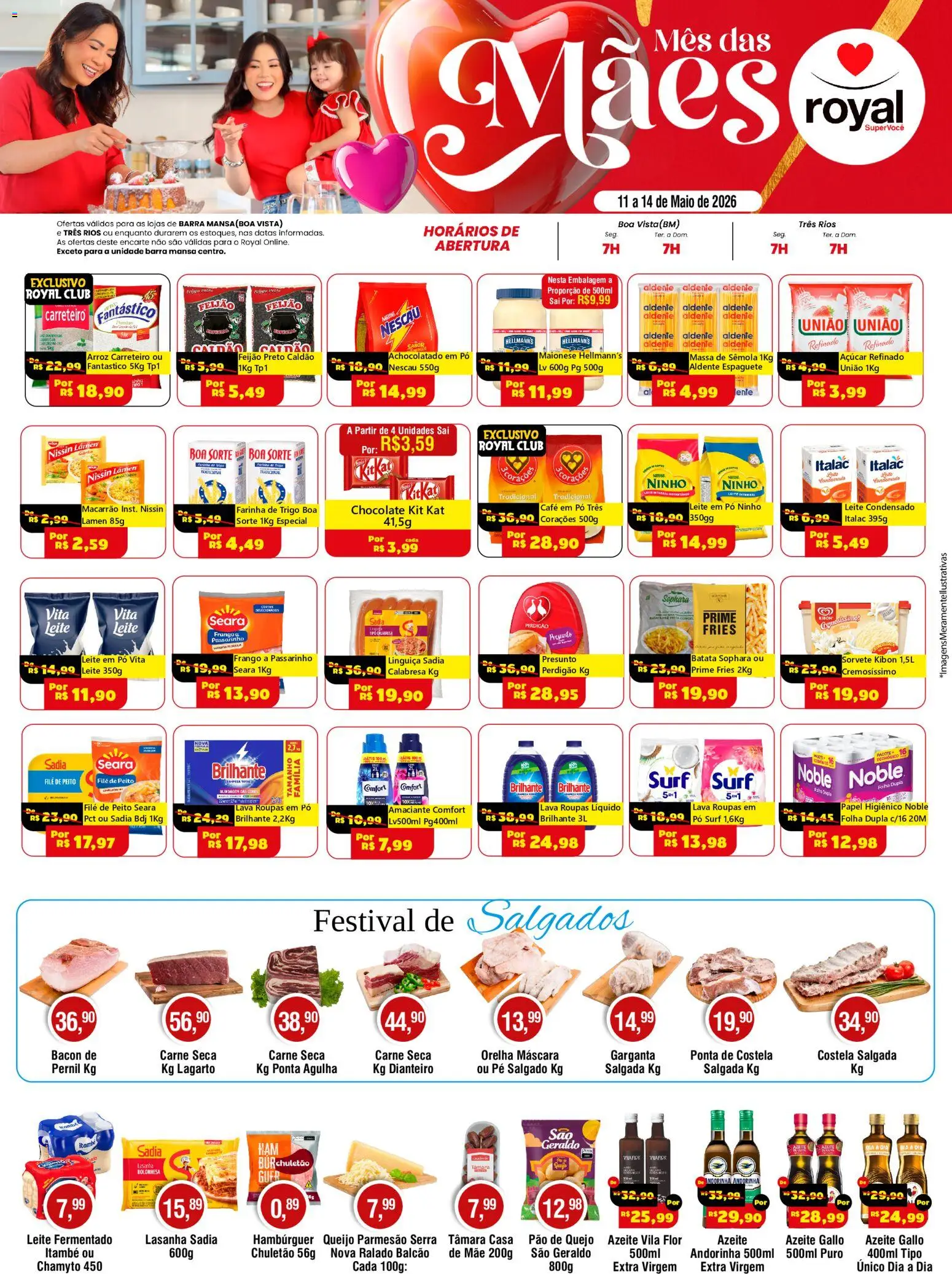 Pré-Visualização do folheto "Royal Supermercados ofertas Semanal" da loja Royal Supermercados válido a partir de 11/05/2026