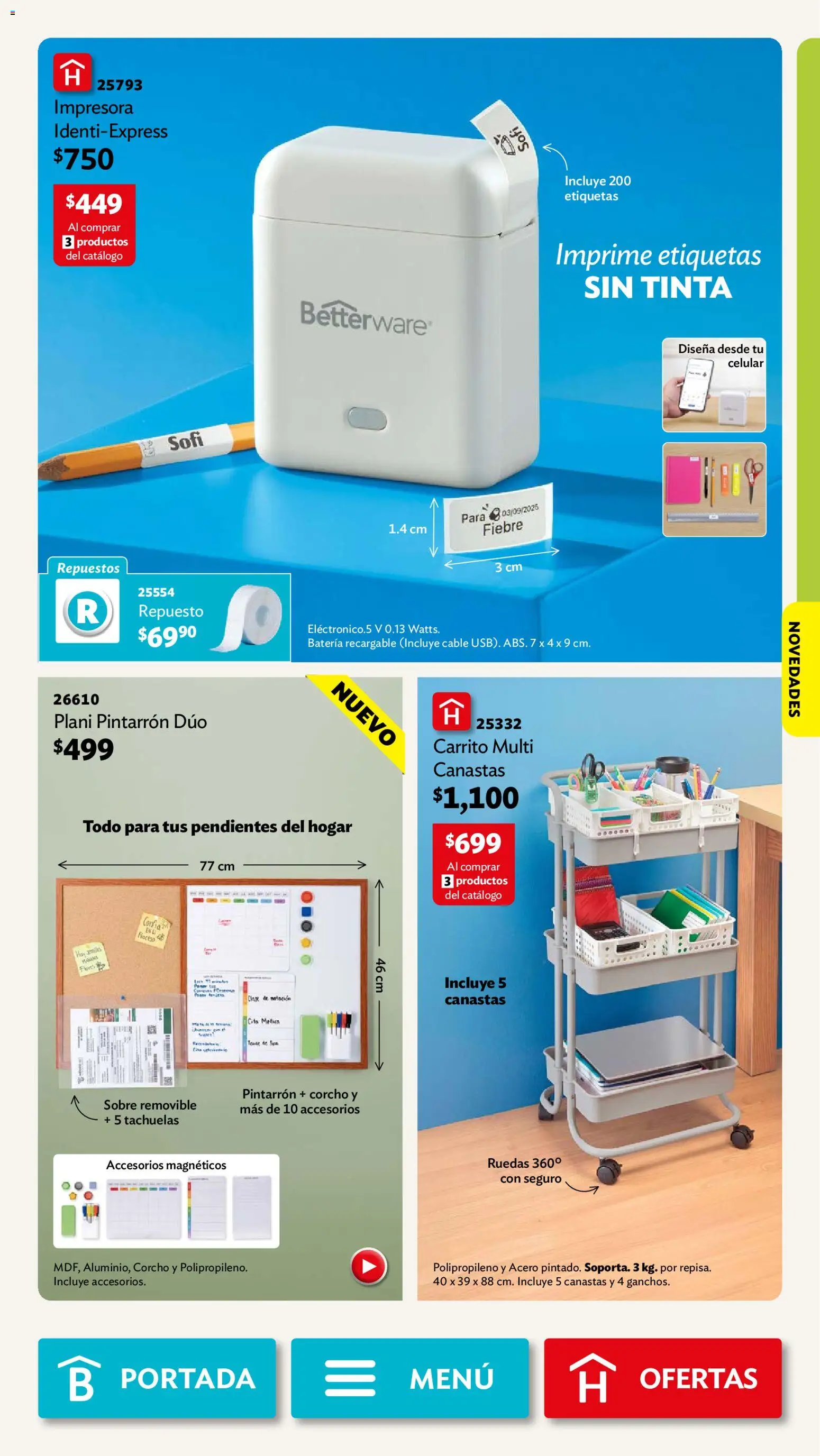 Vista previa las ofertas de la tienda Betterware - Betterware campaña 9 2026 desde el 31/08/2026 
