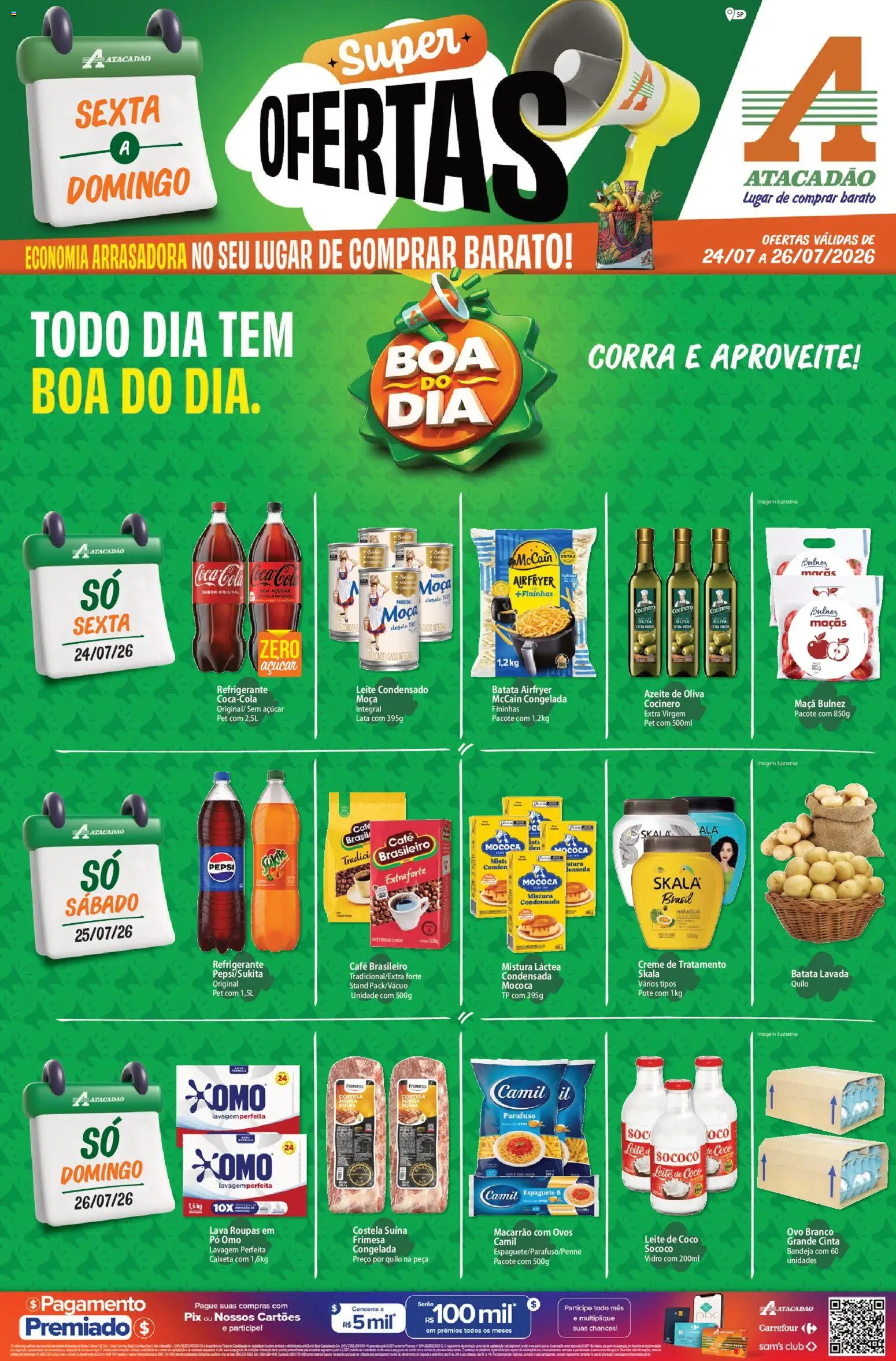 Pré-Visualização do folheto "Atacadão ofertas - SP" da loja Atacadão válido a partir de 24/07/2026