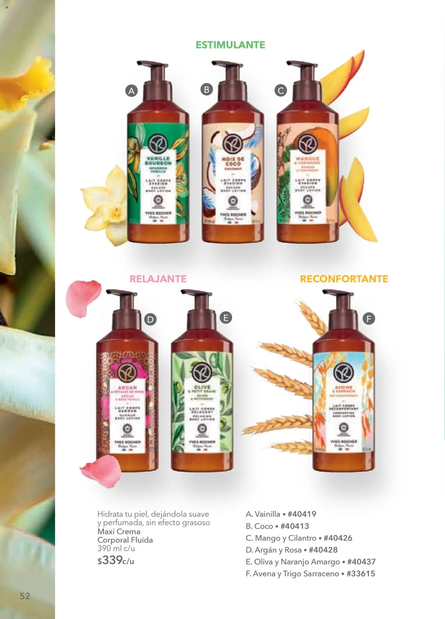Vista previa las ofertas de la tienda Yves Rocher - Campaña 4 2026 desde el 03/03/2026 - Mango, Coco, Avena, Crema, Vainilla