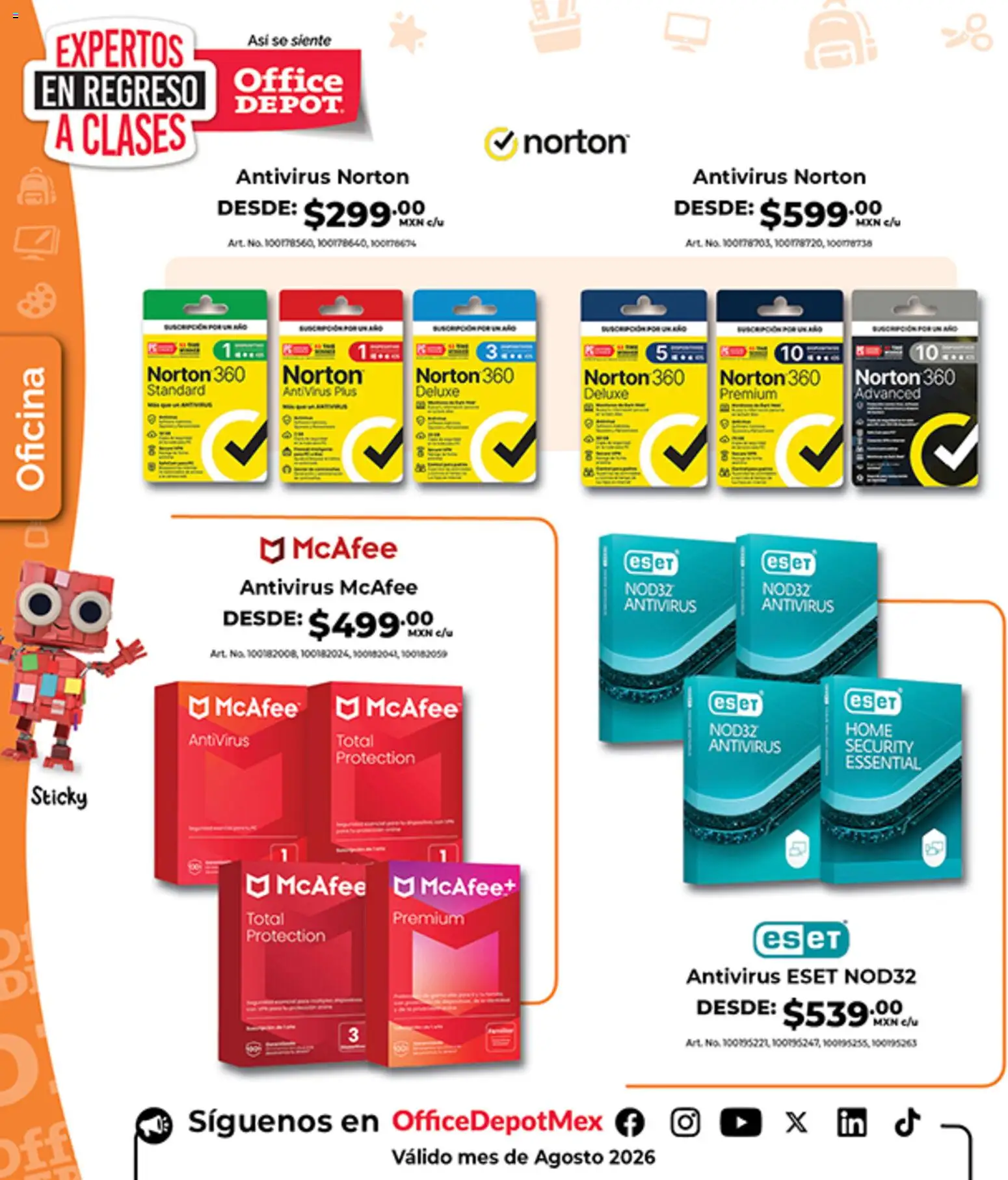 Vista previa las ofertas de la tienda Office Depot - Office Depot catálogo desde el 01/08/2026 