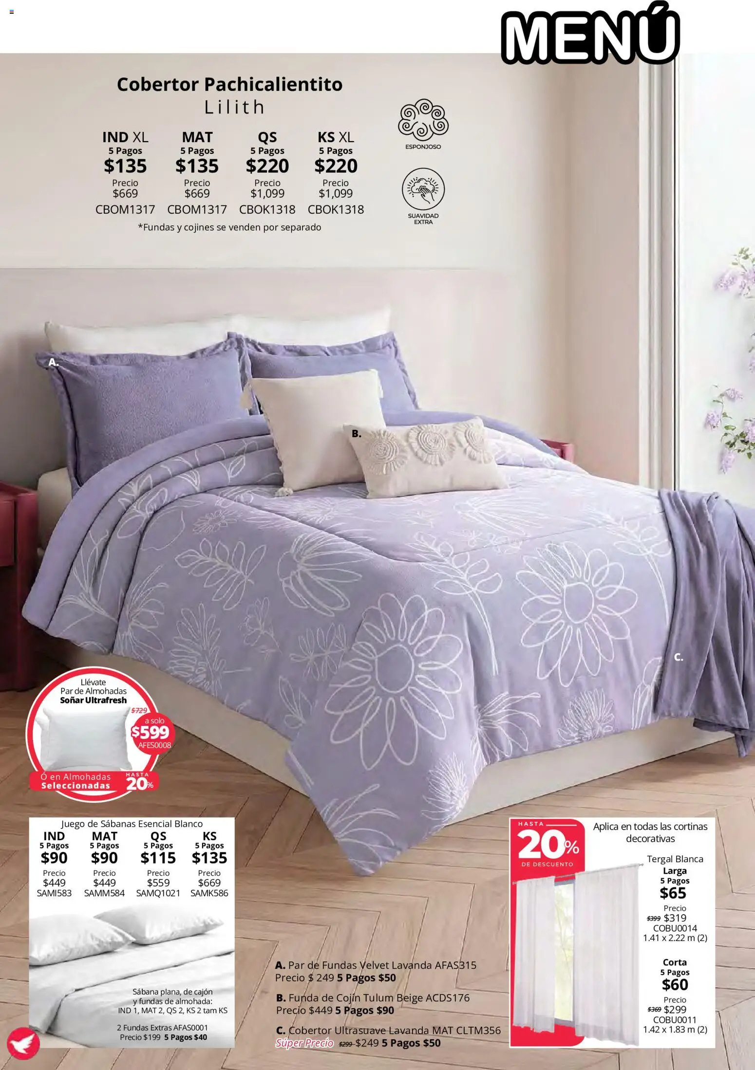 Vista previa las ofertas de la tienda Colchas Concord - Colchas Concord catálogo Colección Cobertor Calor de Hogar desde el 15/10/2026 