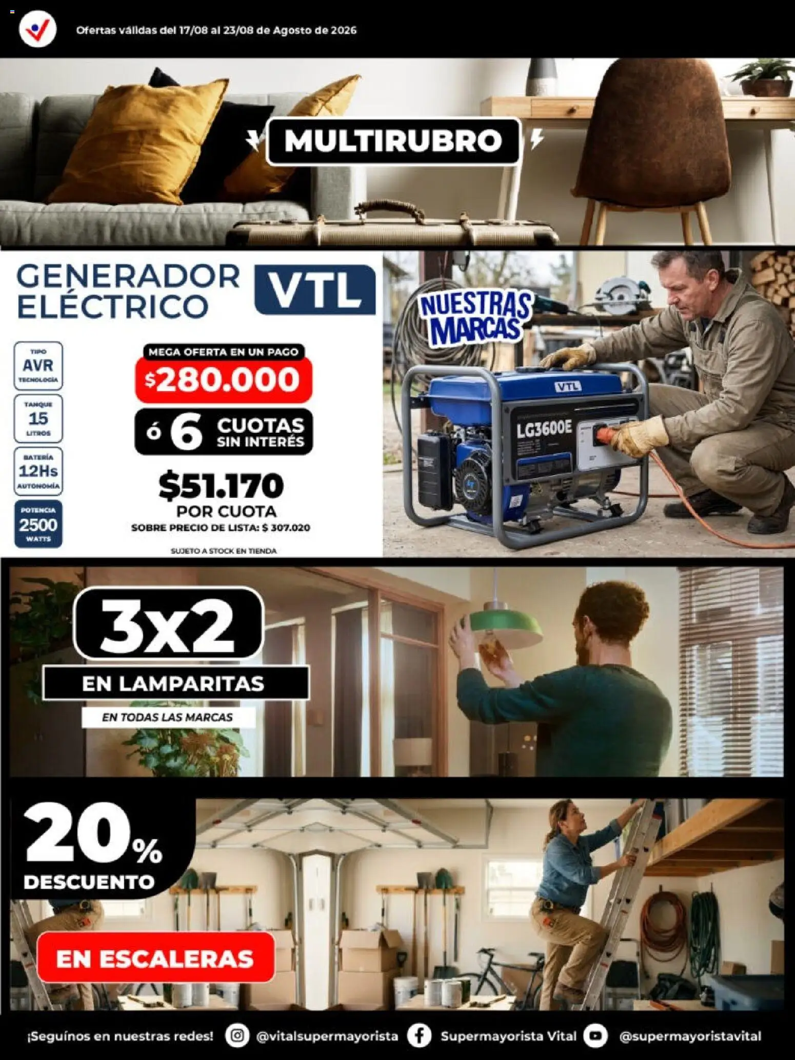 Vista previa del folleto de la tienda Vital válido desde el 17/08/2026 
