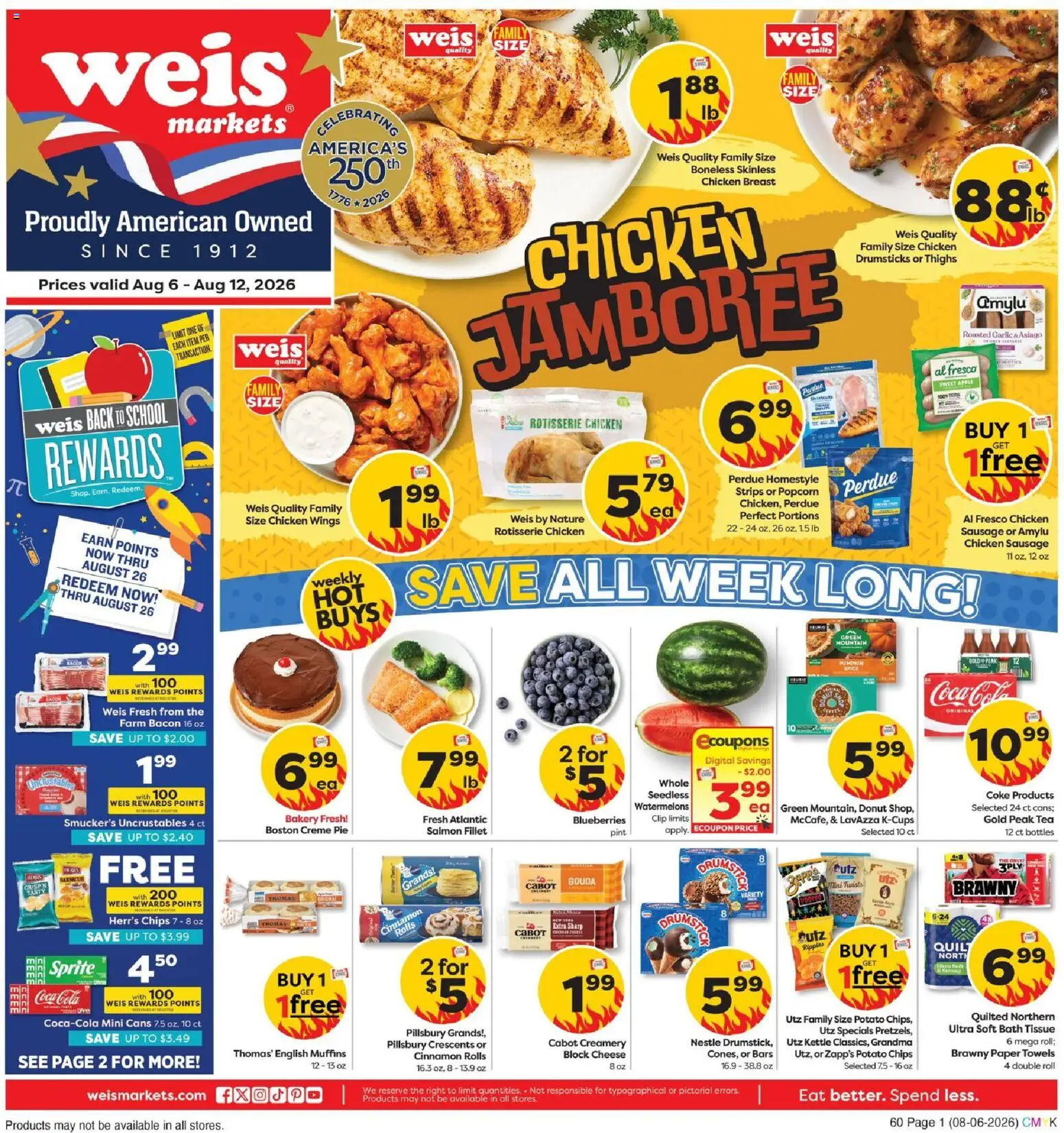 Weis Weekly Ad from 08/06/2026 >> Flyer