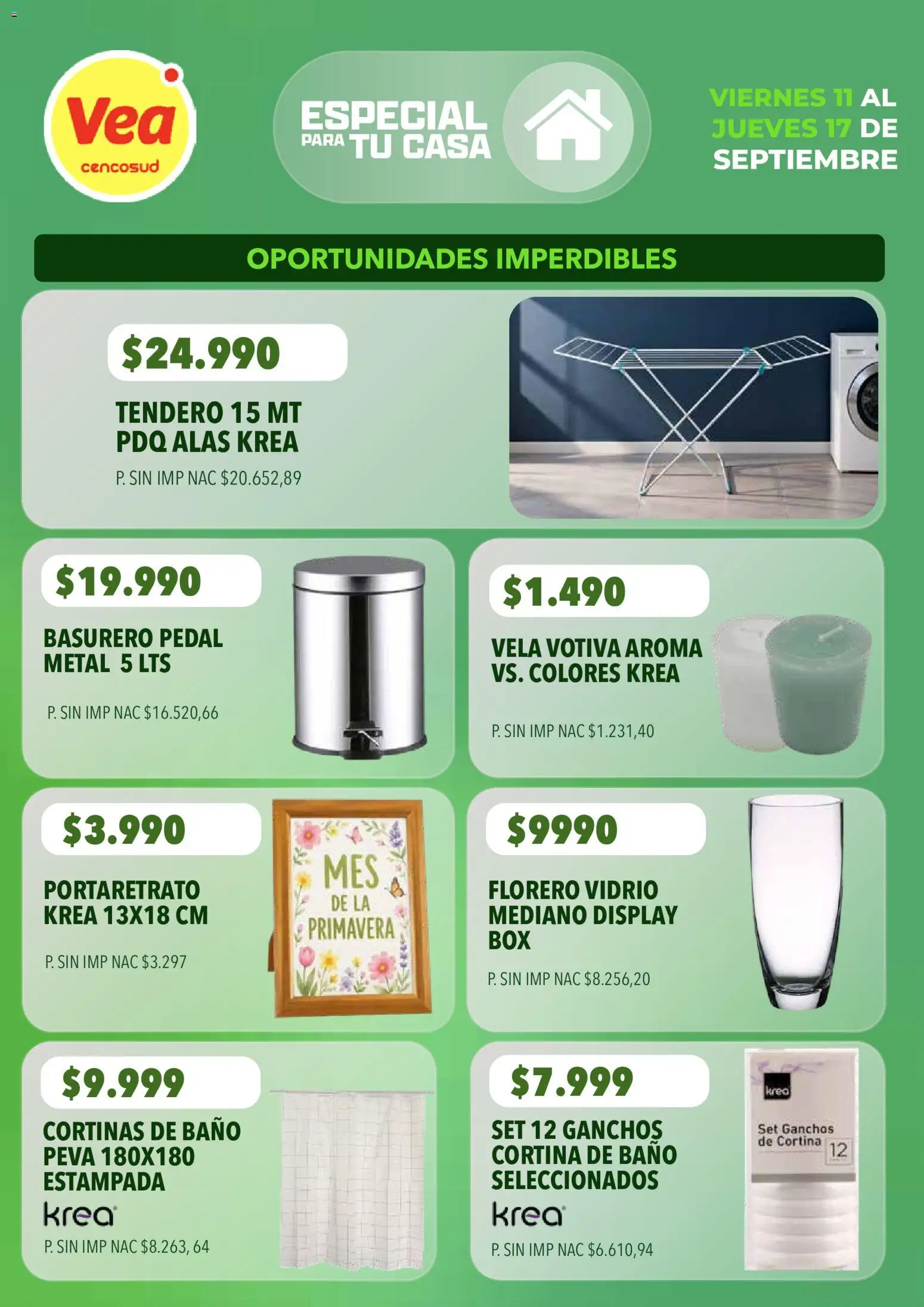 Vista previa del folleto de la tienda Vea válido desde el 11/09/2026 