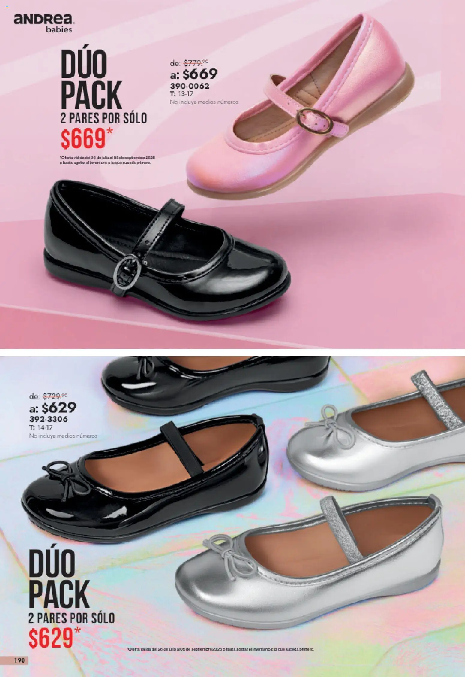 Vista previa las ofertas de la tienda Andrea - Andrea catálogo Outlet desde el 26/07/2026 