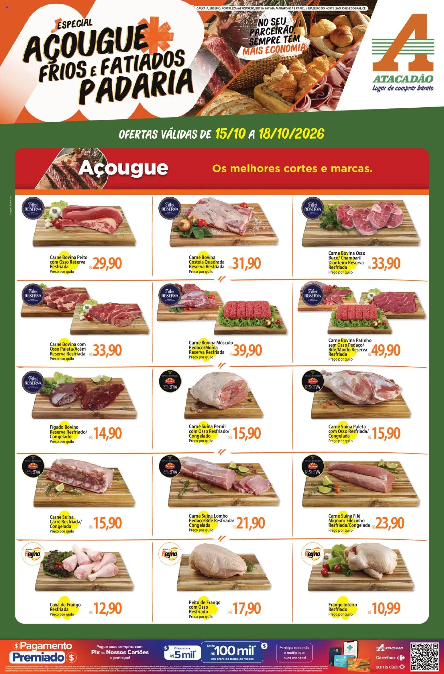 Pré-Visualização do folheto "Atacadão ofertas - CE" da loja Atacadão válido a partir de 15/10/2026