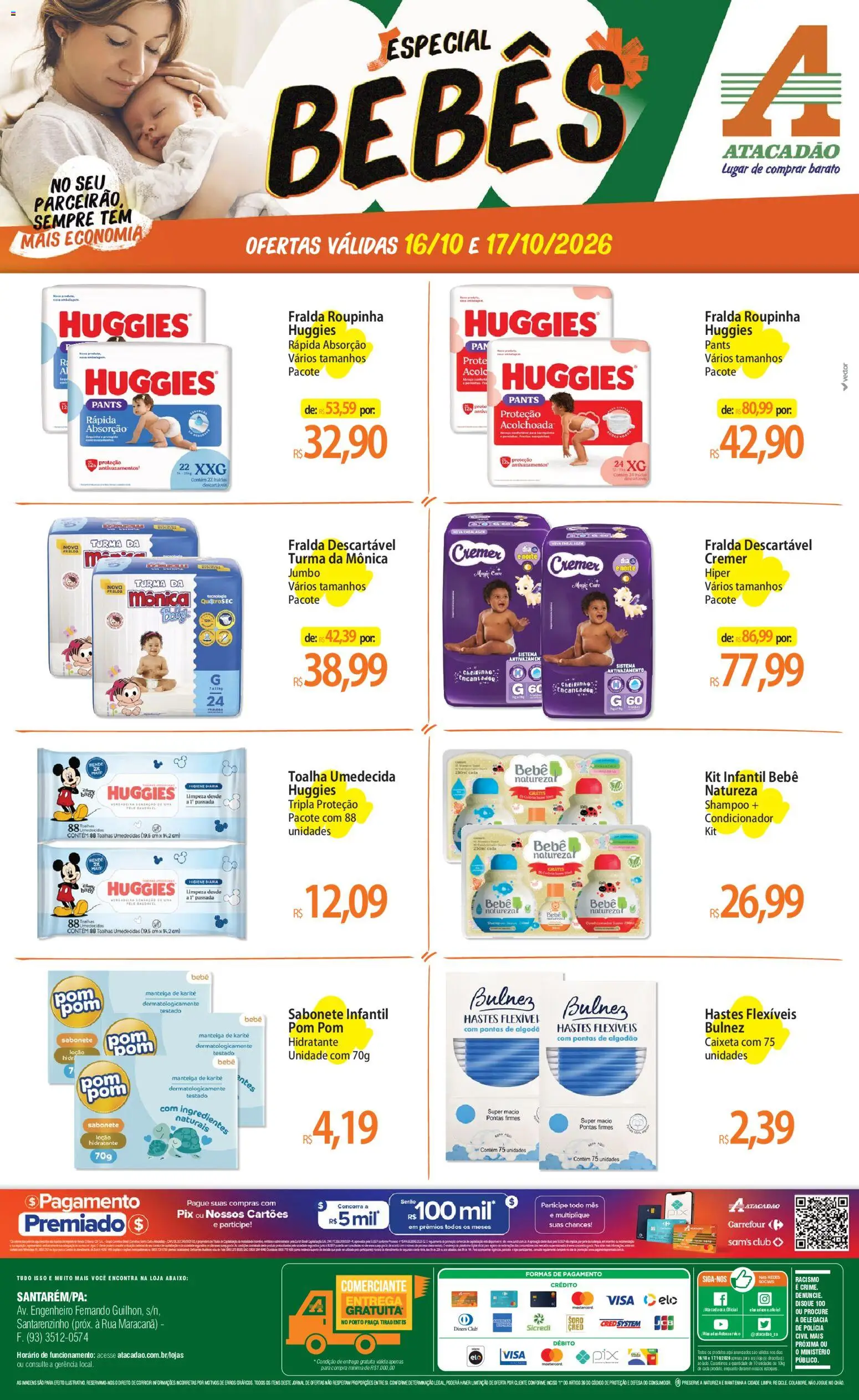Pré-Visualização do folheto "Atacadão ofertas - PA" da loja Atacadão válido a partir de 16/10/2026