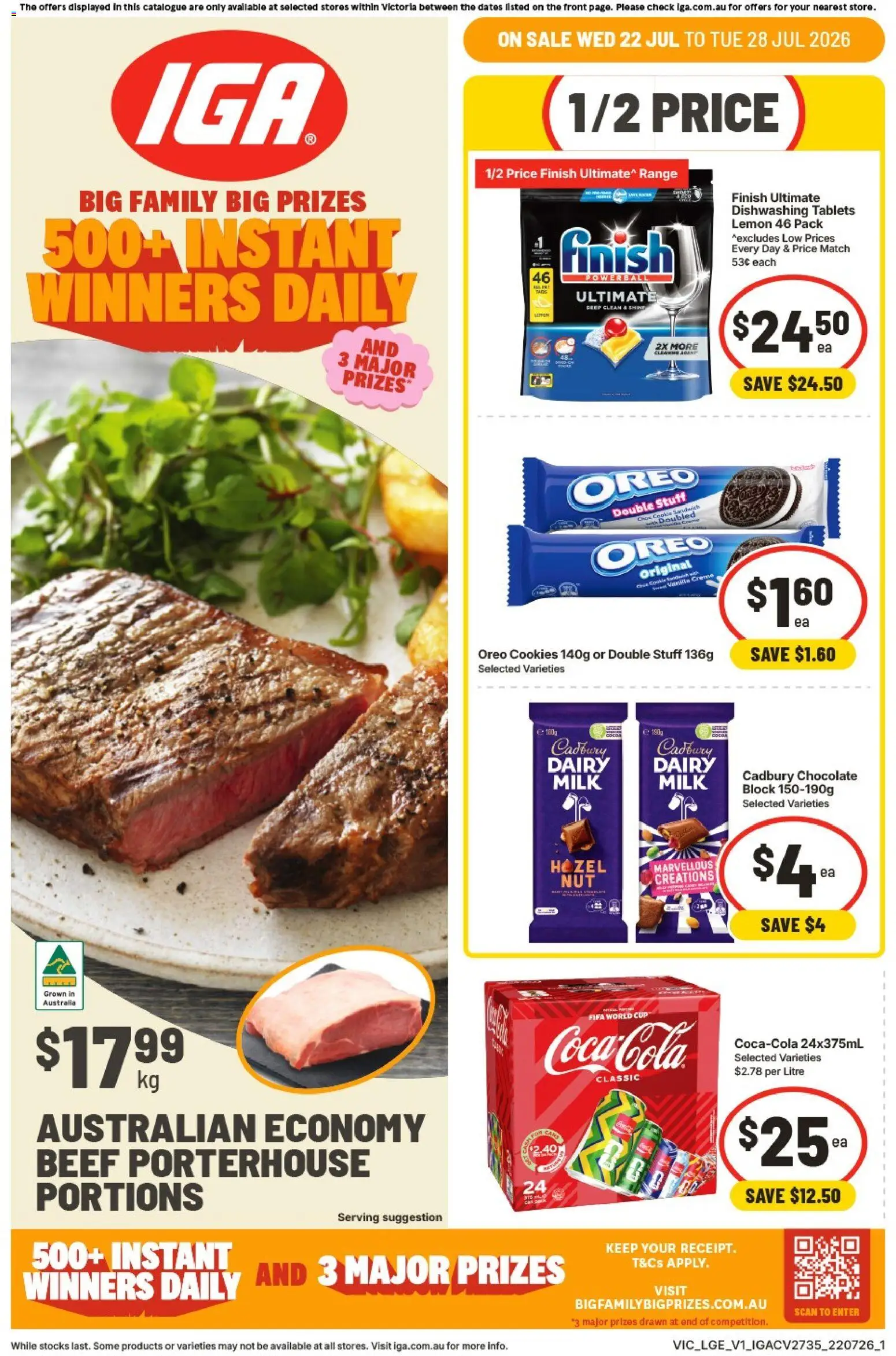 Preview of catalogue IGA catalogue from shop IGA valid 22/07/2026