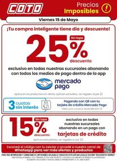Vista previa del folleto de la tienda Coto válido desde el 15/05/2026 