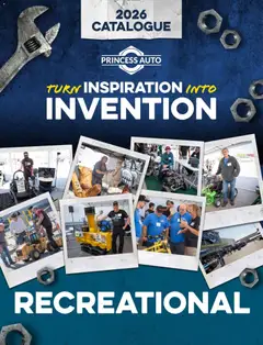 Preview of leaflet Princess Auto catalog - Recreational from shop Princess Auto is valid from Apr 21, 2026