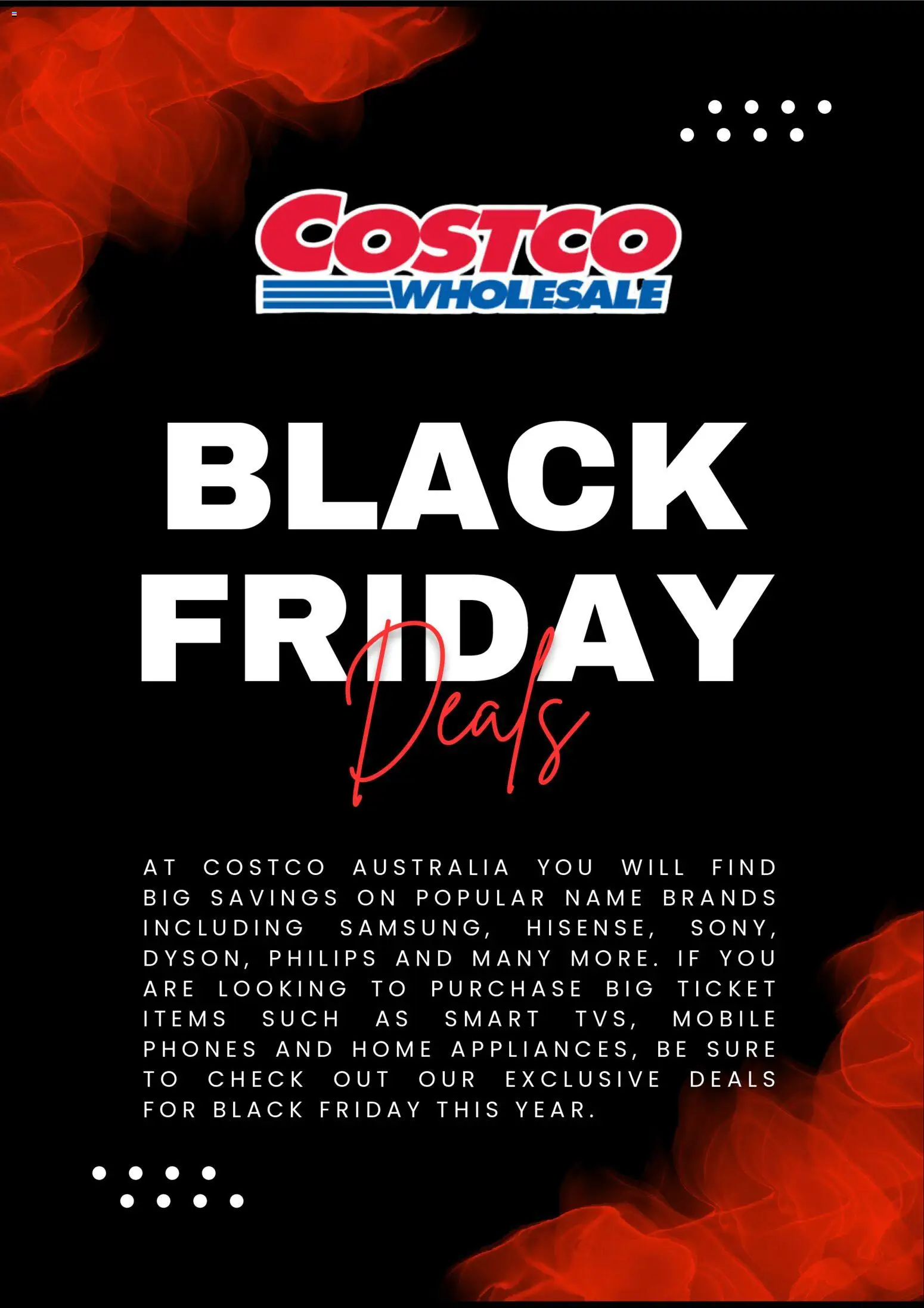 Preview of catalogue Costco Black Friday Notice from shop Costco valid 20/10/2026