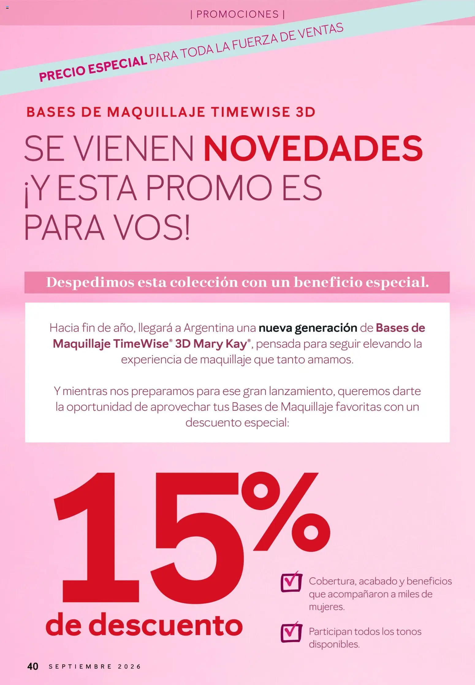 Vista previa del folleto de la tienda Mary Kay válido desde el 01/09/2026 
