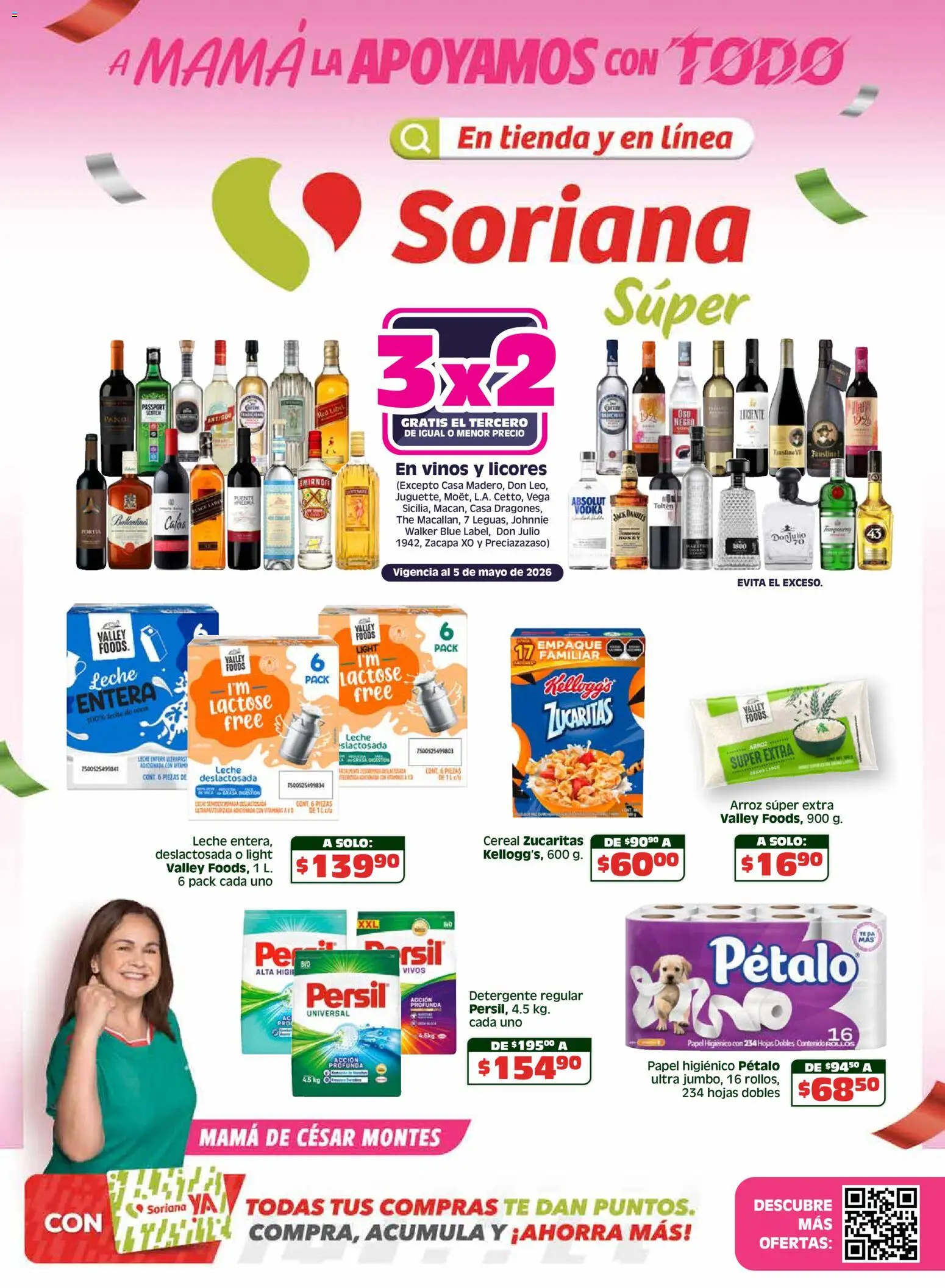 Vista previa las ofertas de la tienda Soriana - Soriana Apoyamos con todo Súper Nacional desde el 30/04/2026 