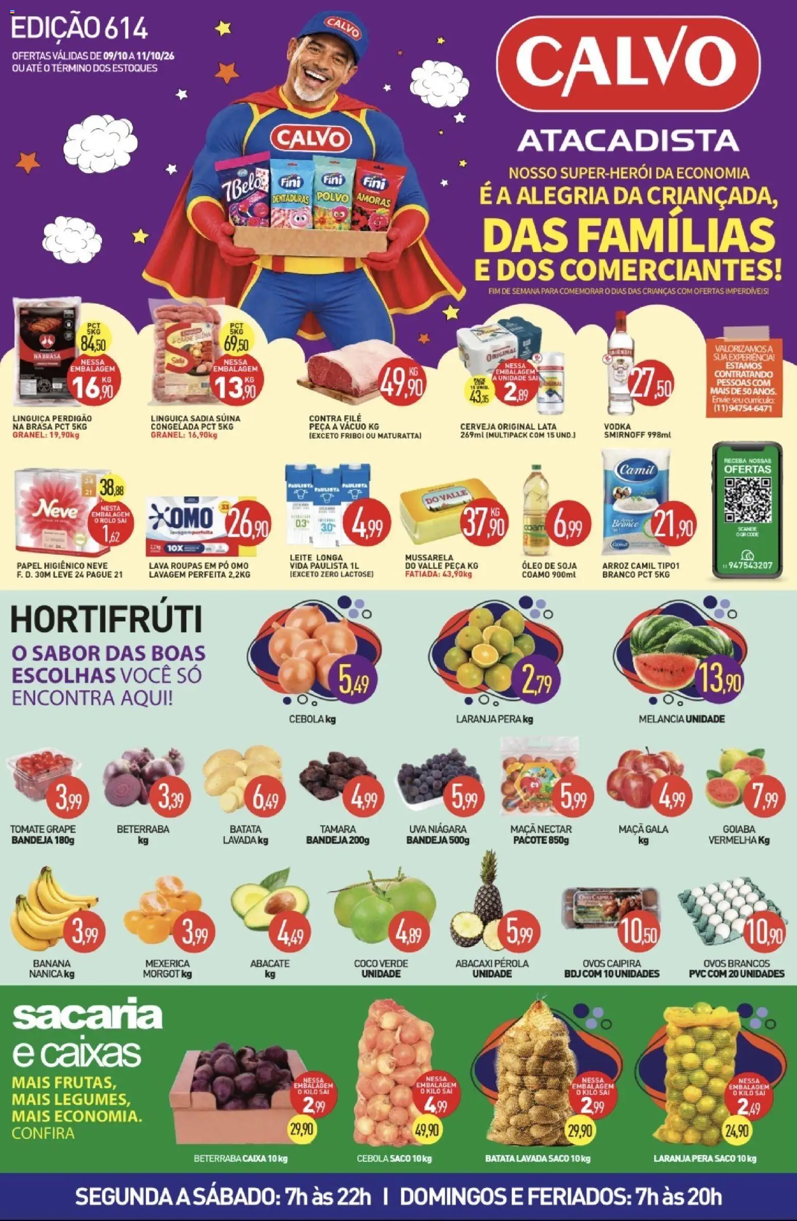 Pré-Visualização do folheto "Calvo Atacadista - Ofertas da semana" da loja Calvo Atacadista válido a partir de 09/10/2026