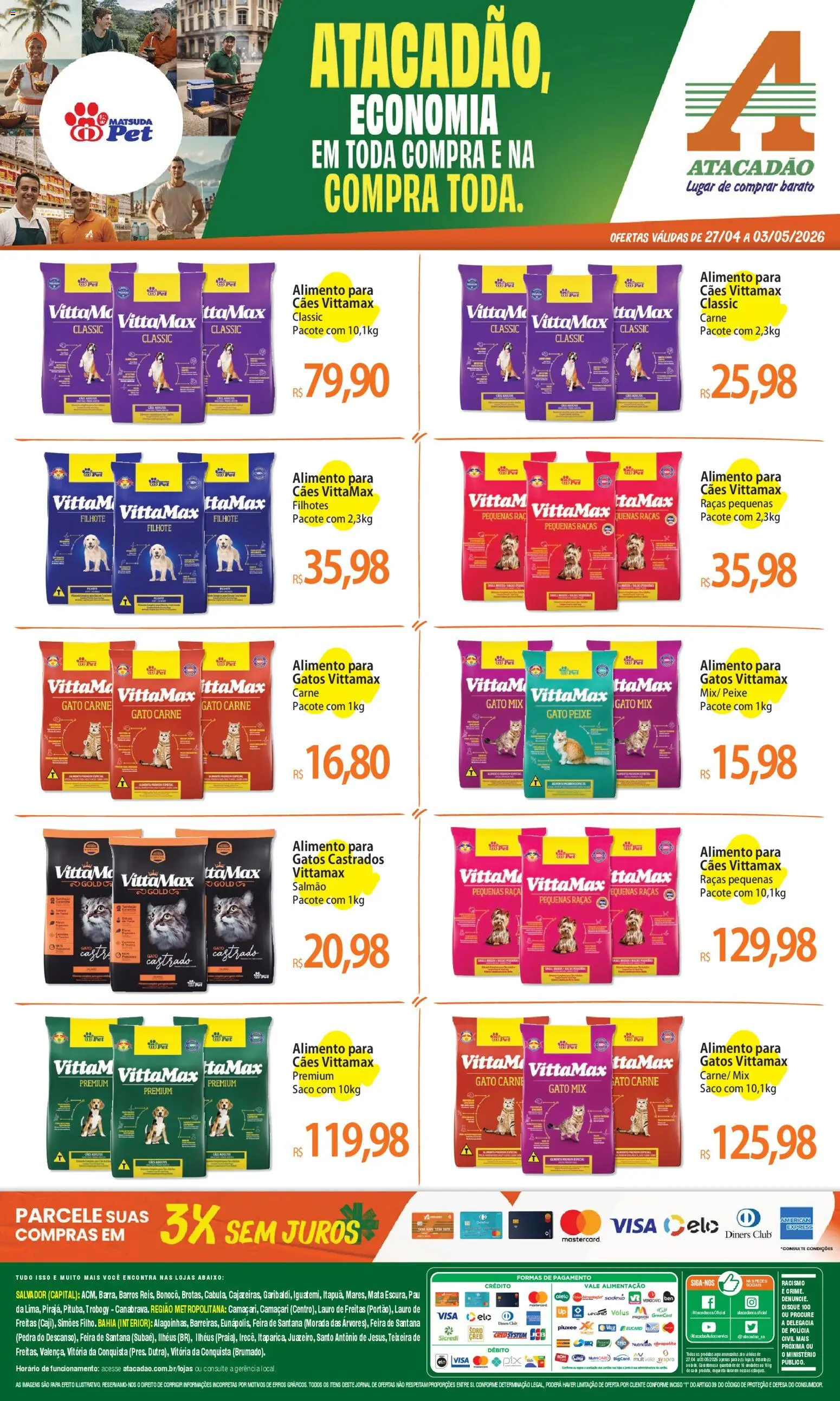 Pré-Visualização do folheto "Atacadão ofertas - BA" da loja Atacadão válido a partir de 27/04/2026