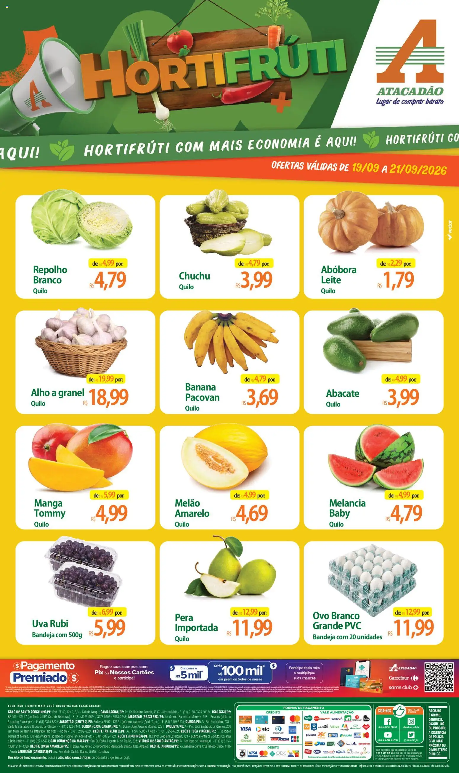 Pré-Visualização do folheto "Atacadão ofertas - PE" da loja Atacadão válido a partir de 19/09/2026