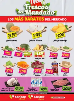 Vista previa las ofertas de la tienda Soriana - Soriana Frescos del Mandado Mercado: Saltillo y Torreón desde el 23/06/2026 