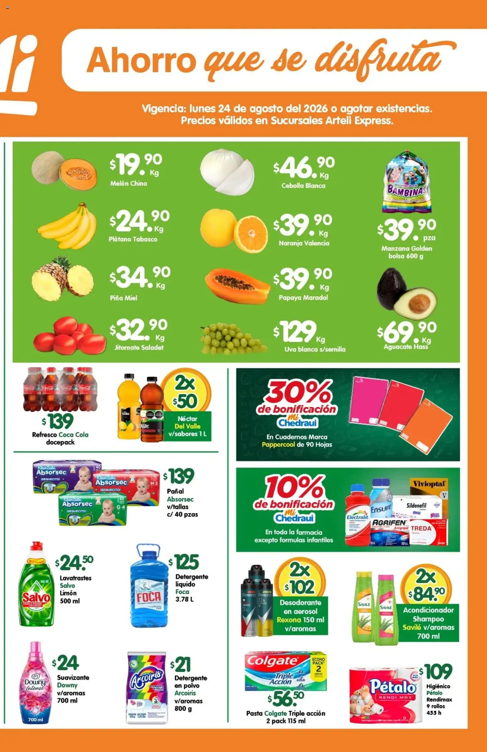 Vista previa las ofertas de la tienda Arteli - Arteli folleto Express desde el 24/08/2026 
