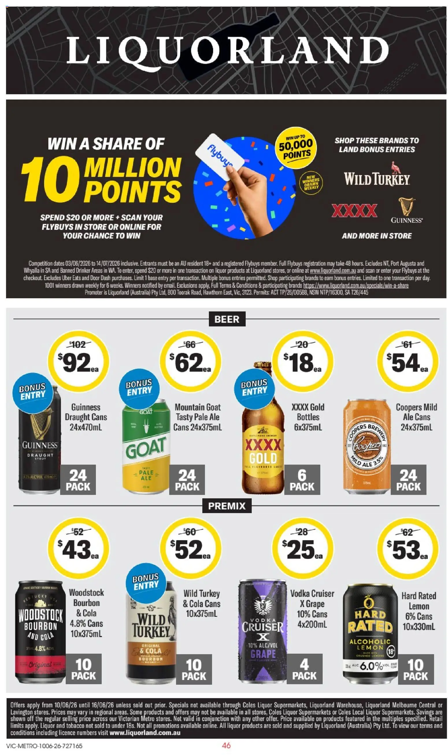 Preview of catalogue Liquorland catalogue VIC from shop Liquorland valid 10/06/2026