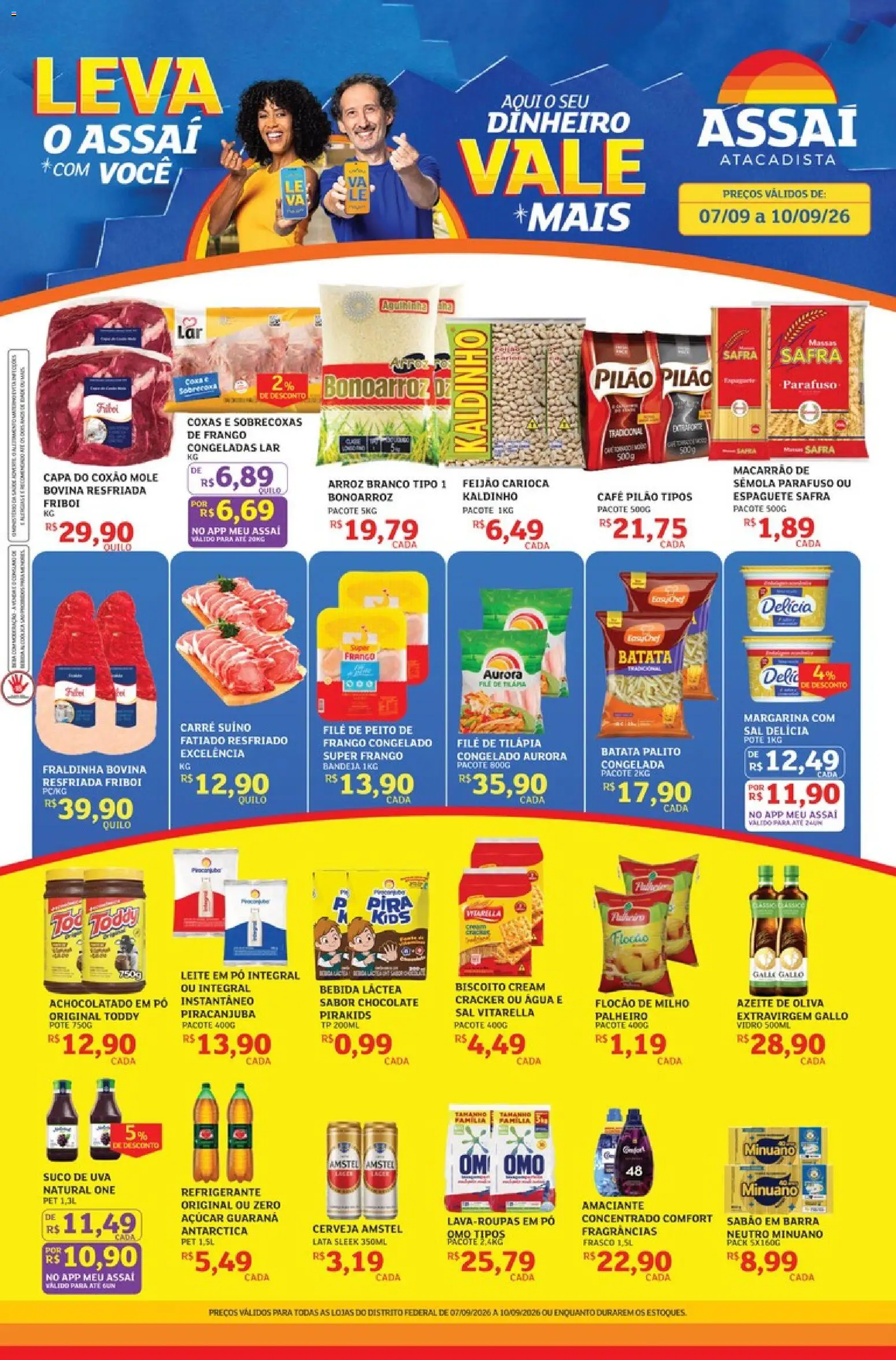 Pré-Visualização do folheto "Assaí Atacadista ofertas - DF" da loja Assaí Atacadista válido a partir de 07/09/2026