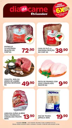 Pré-Visualização do folheto "Supermercado Guanabara - Ofertas da semana" da loja Supermercado Guanabara válido a partir de 25/06/2026