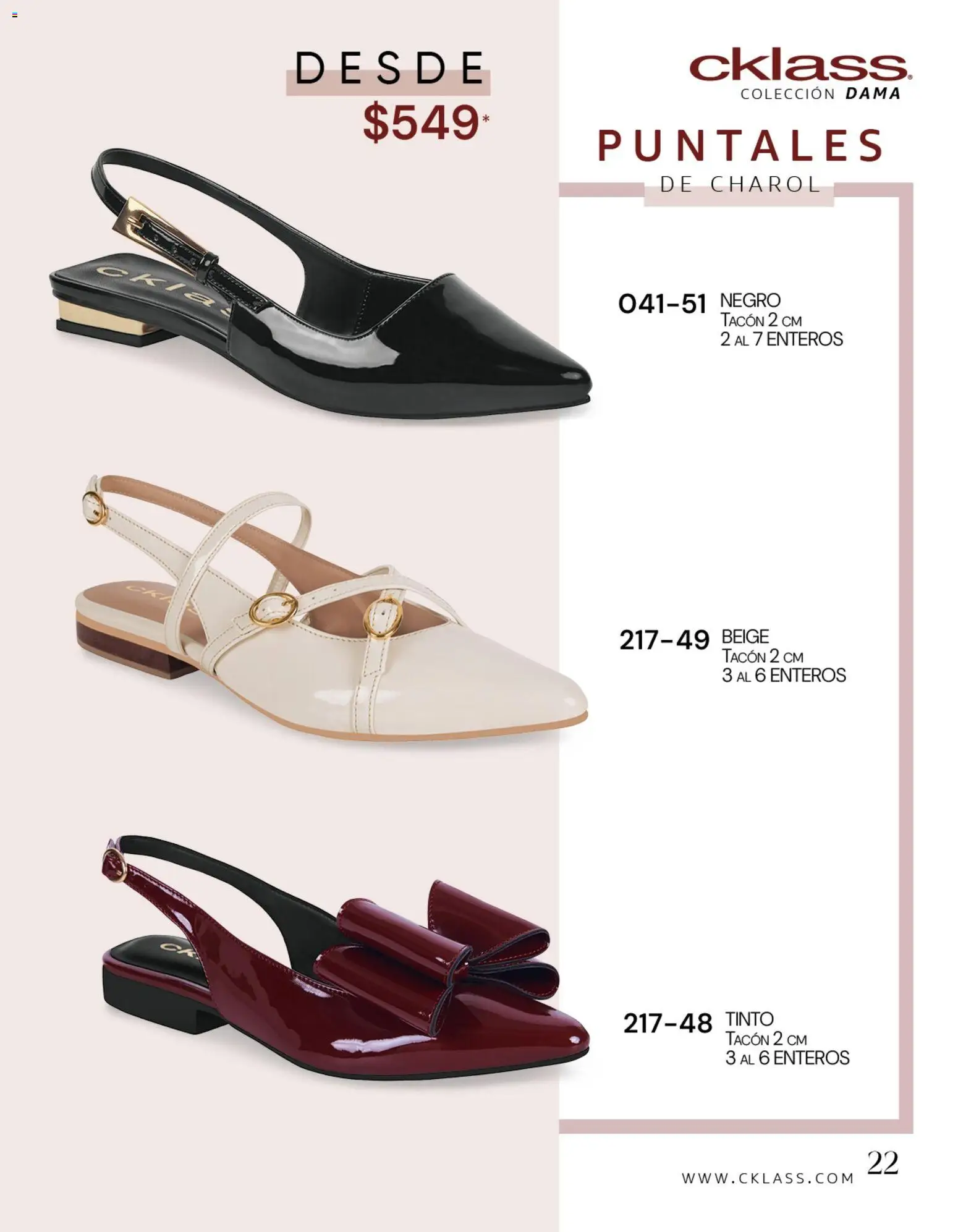 Vista previa las ofertas de la tienda Cklass - Cklass catálogo Dama calzado desde el 08/07/2026 