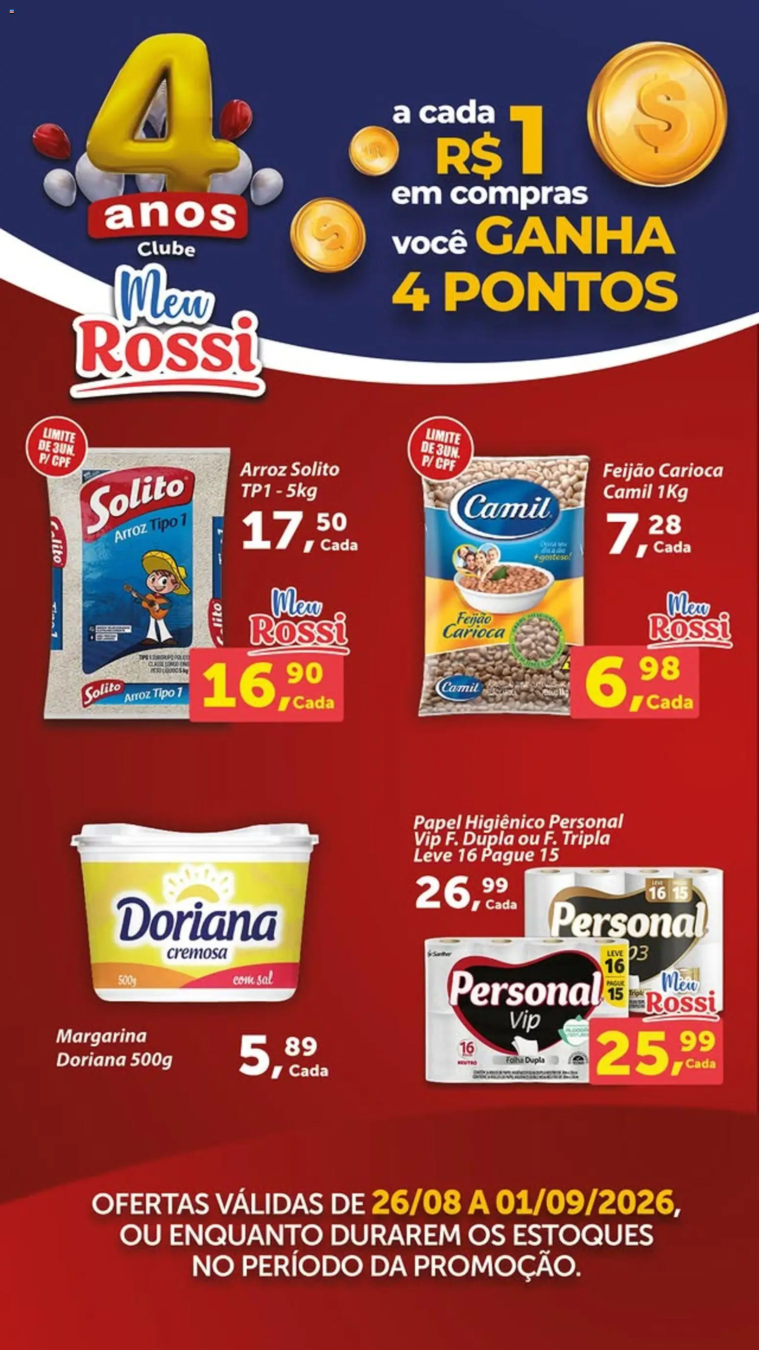 Ofertas Rossi Supermercados até 01/09/2026. - Página 1